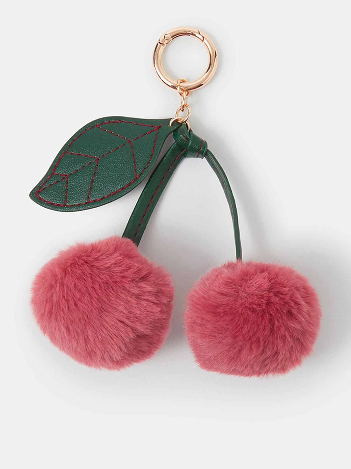 accessorize-fluffy-cherry-bag-charm