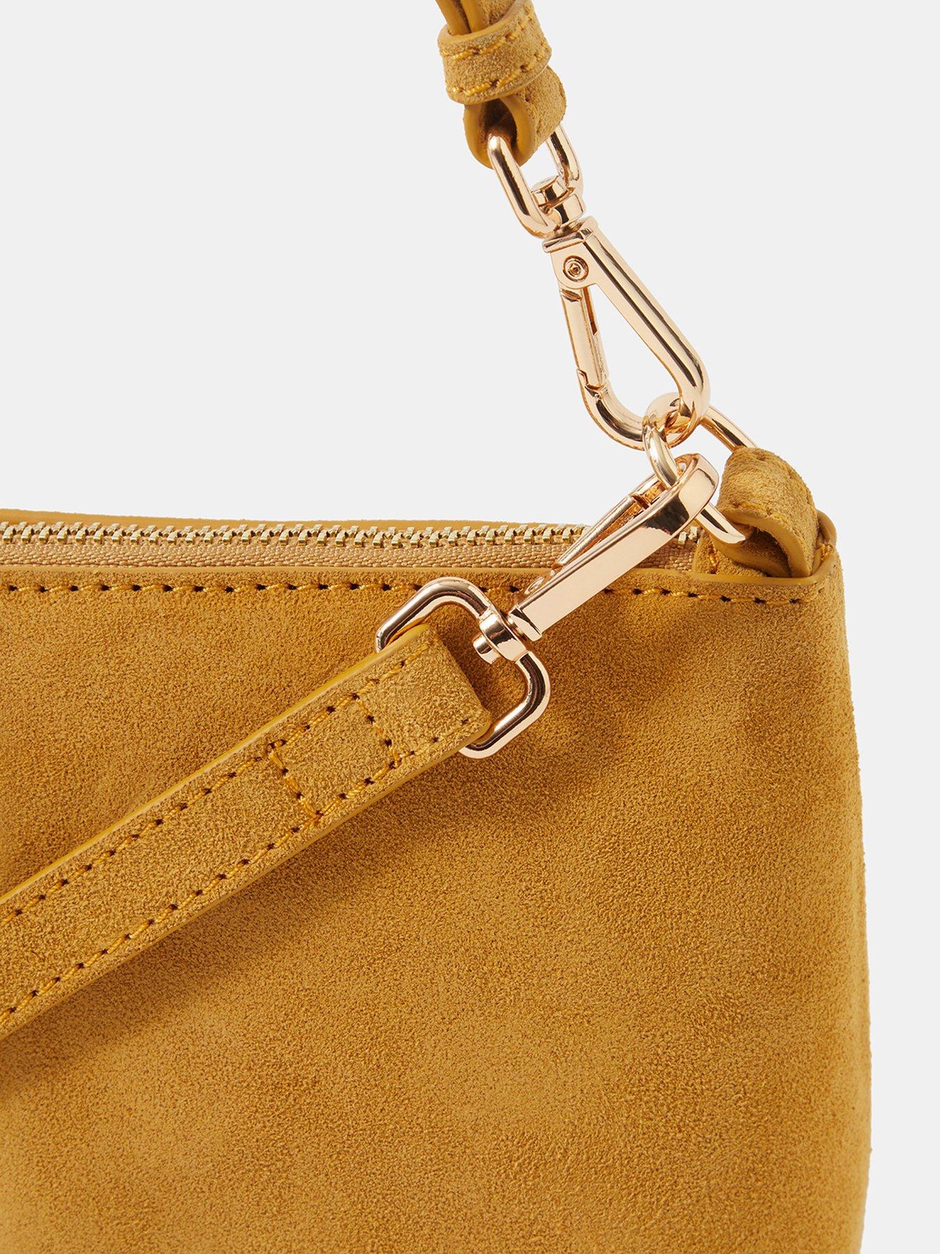 Image 4 of 5 of Accessorize Suede Crossbody Handbag