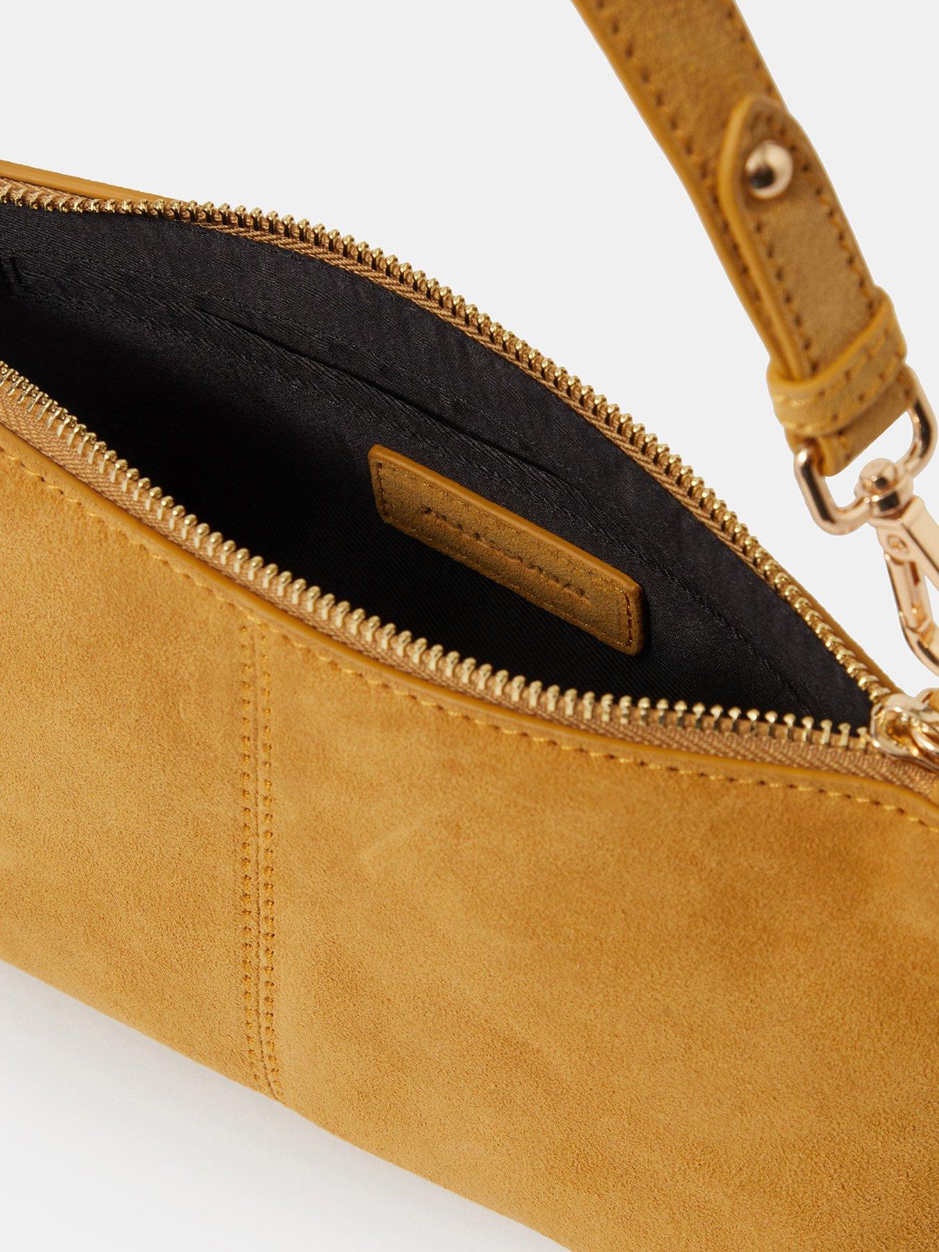 Image 5 of 5 of Accessorize Suede Crossbody Handbag