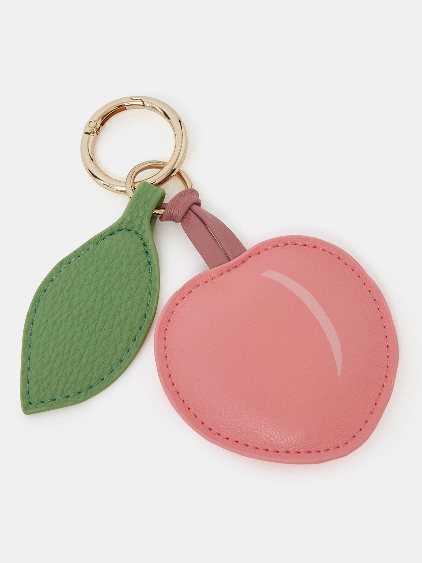  image of accessorize-peach-bag-charm
