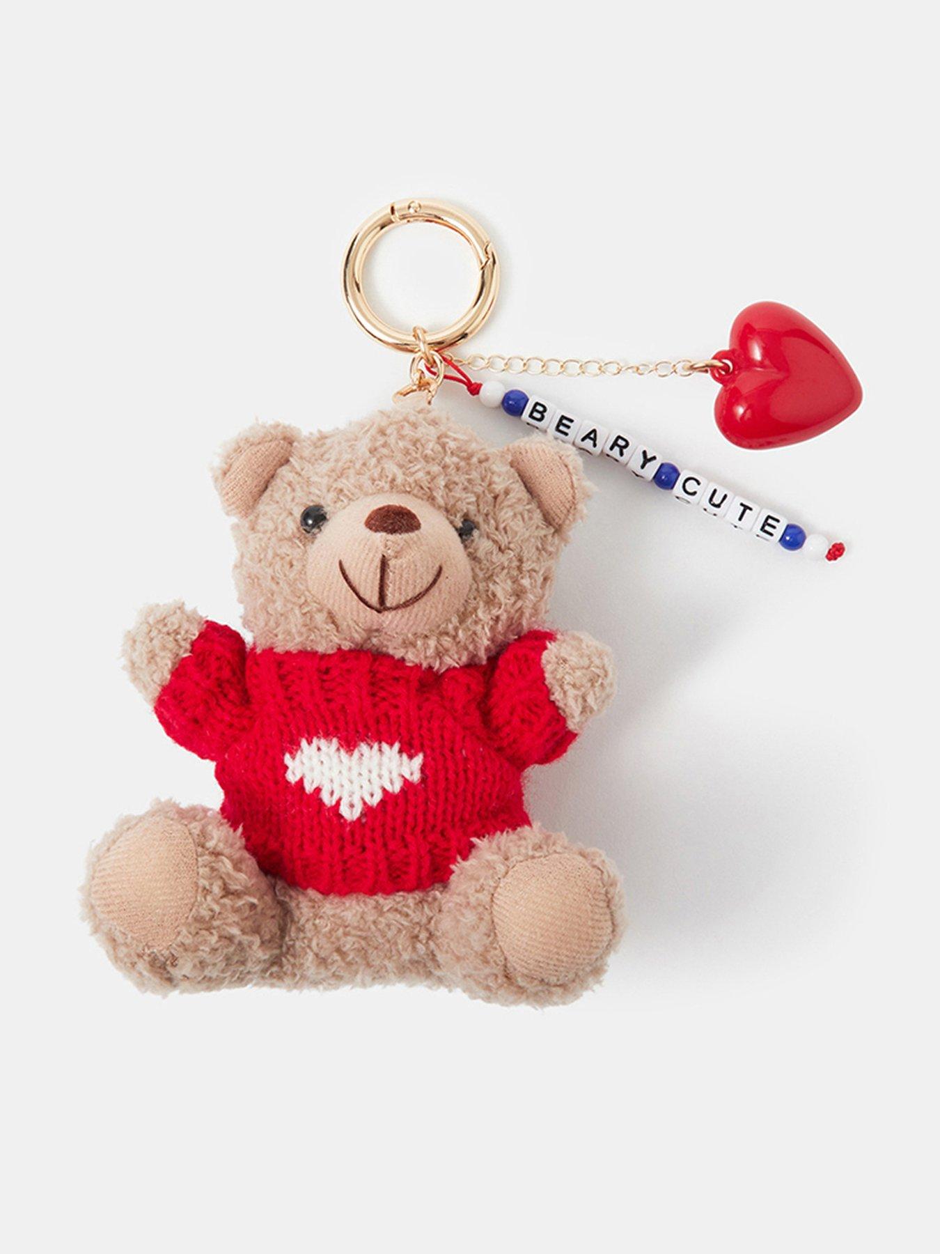 front image of accessorize-bear-bag-charm