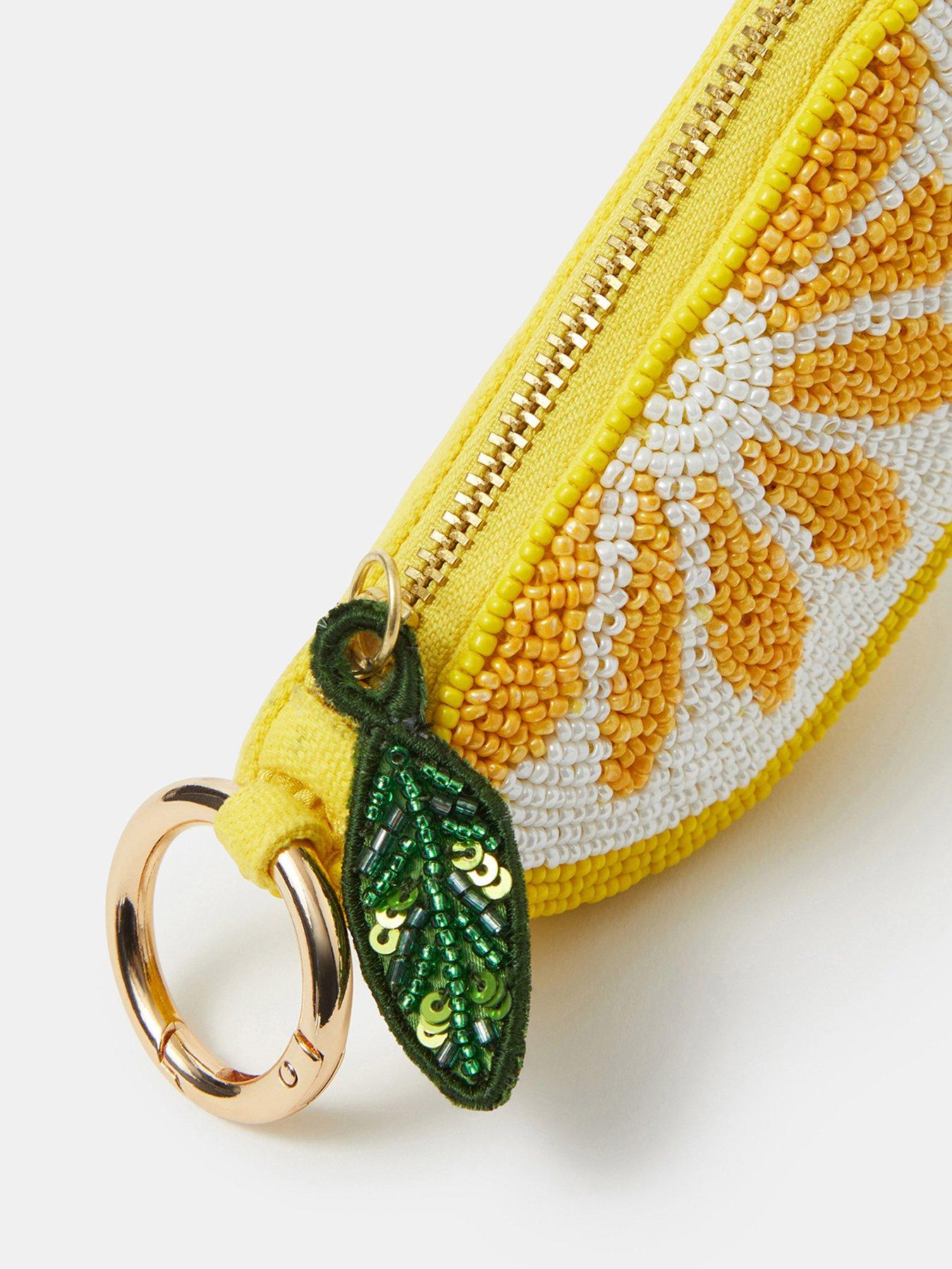 Image 4 of 4 of Accessorize Beaded Lemon Purse Bag Charm
