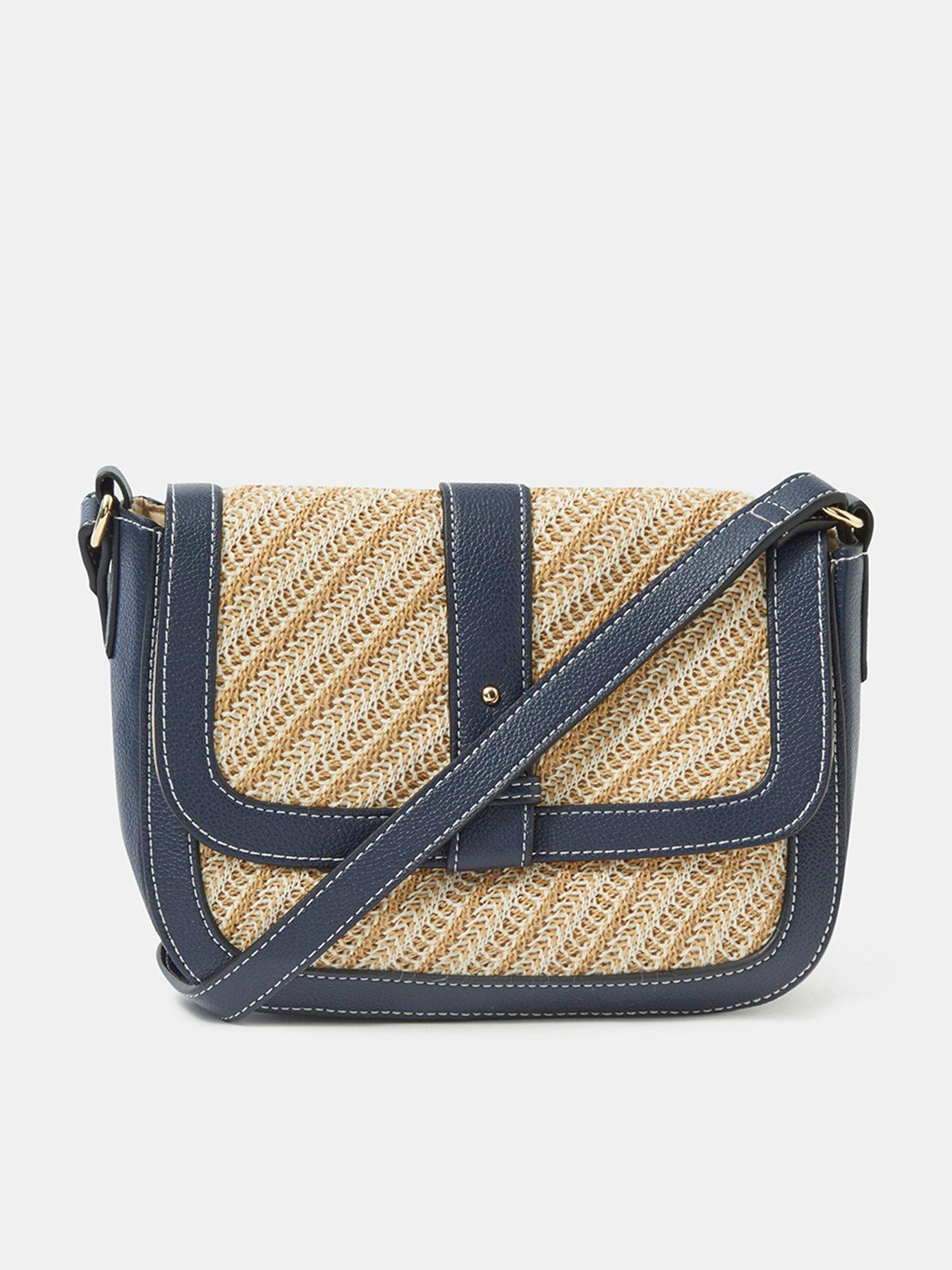 Accessorize Woven Crossbody Bag