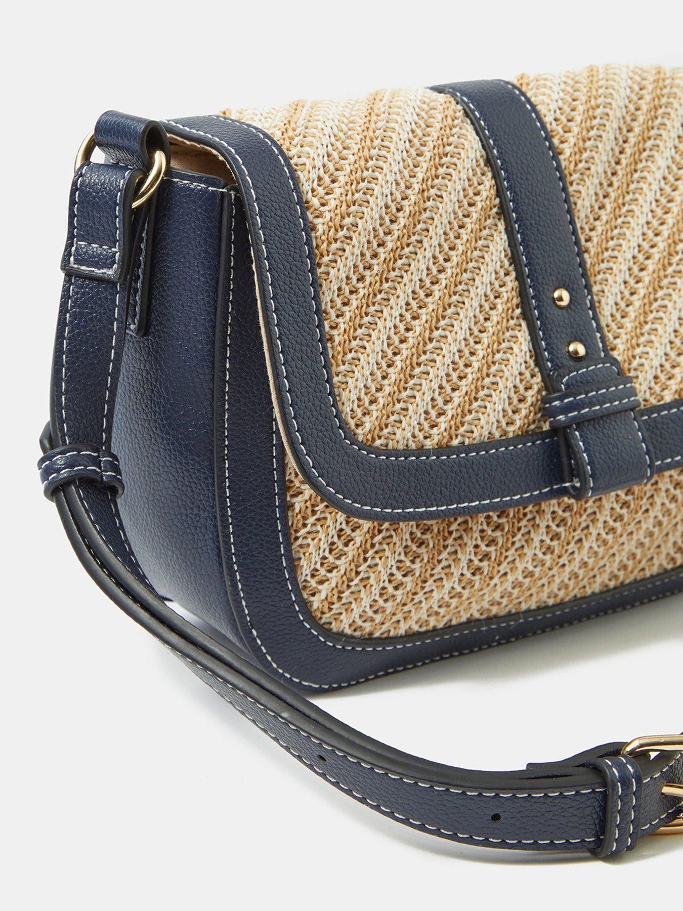  image of accessorize-woven-crossbody-bag