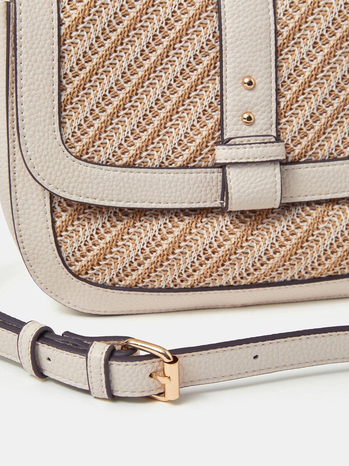  image of accessorize-woven-crossbody-bag