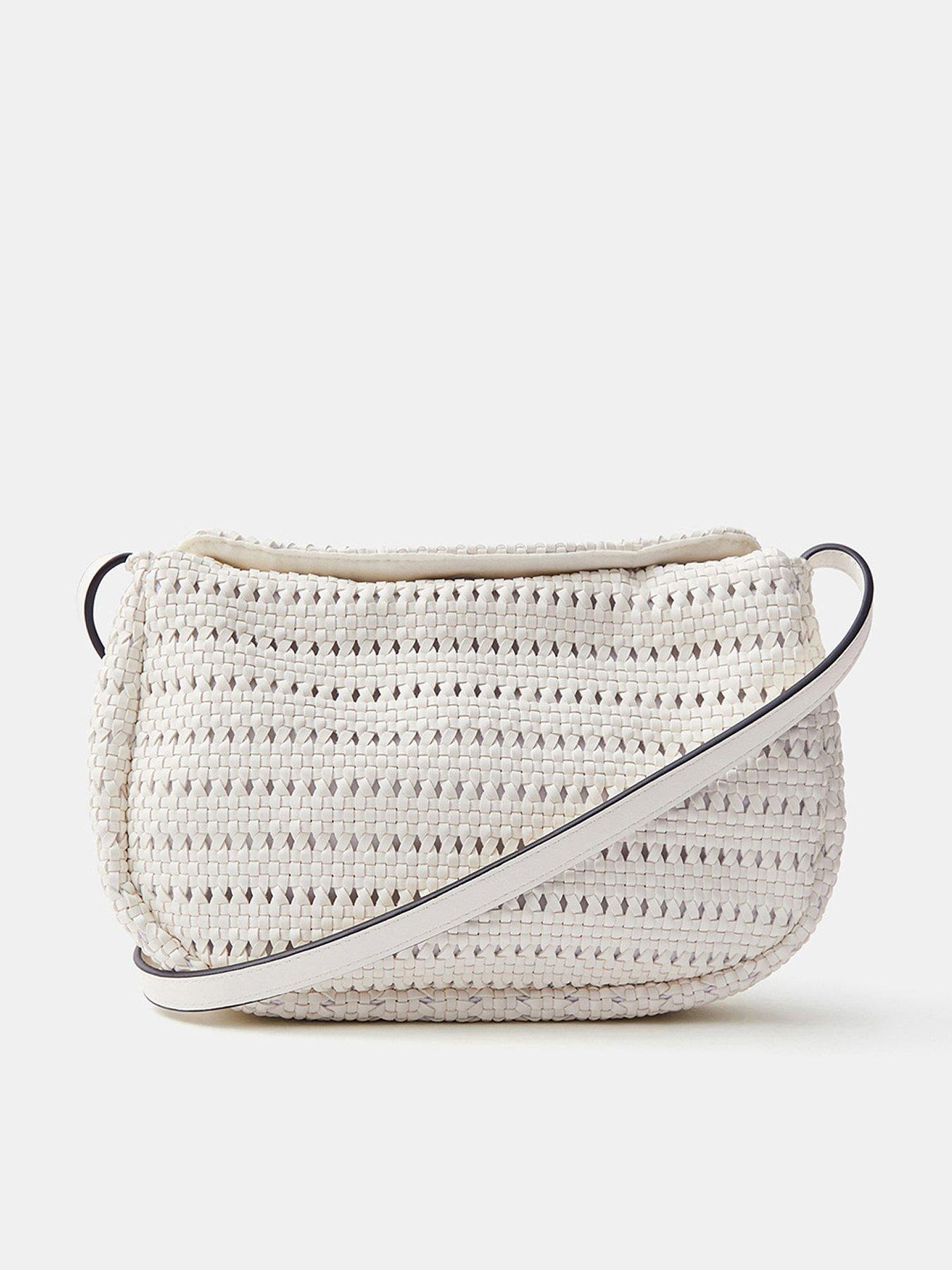 front image of accessorize-woven-crossbody-bag