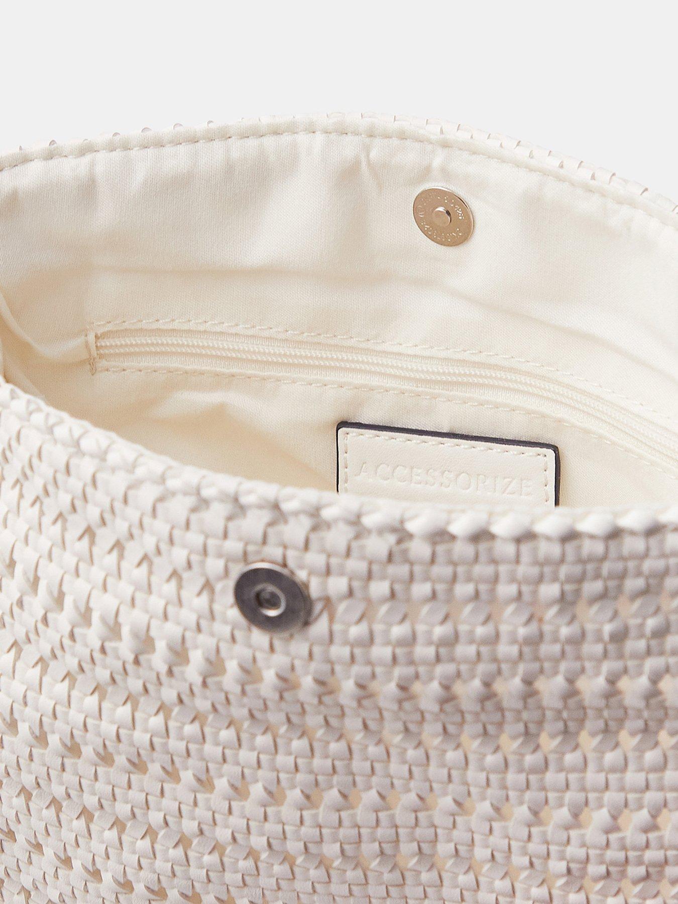  image of accessorize-woven-crossbody-bag