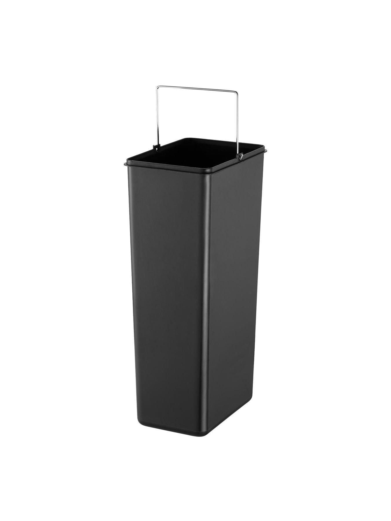  image of black-decker-bd-20l-slimline-soft-close-pedal-bin-grey