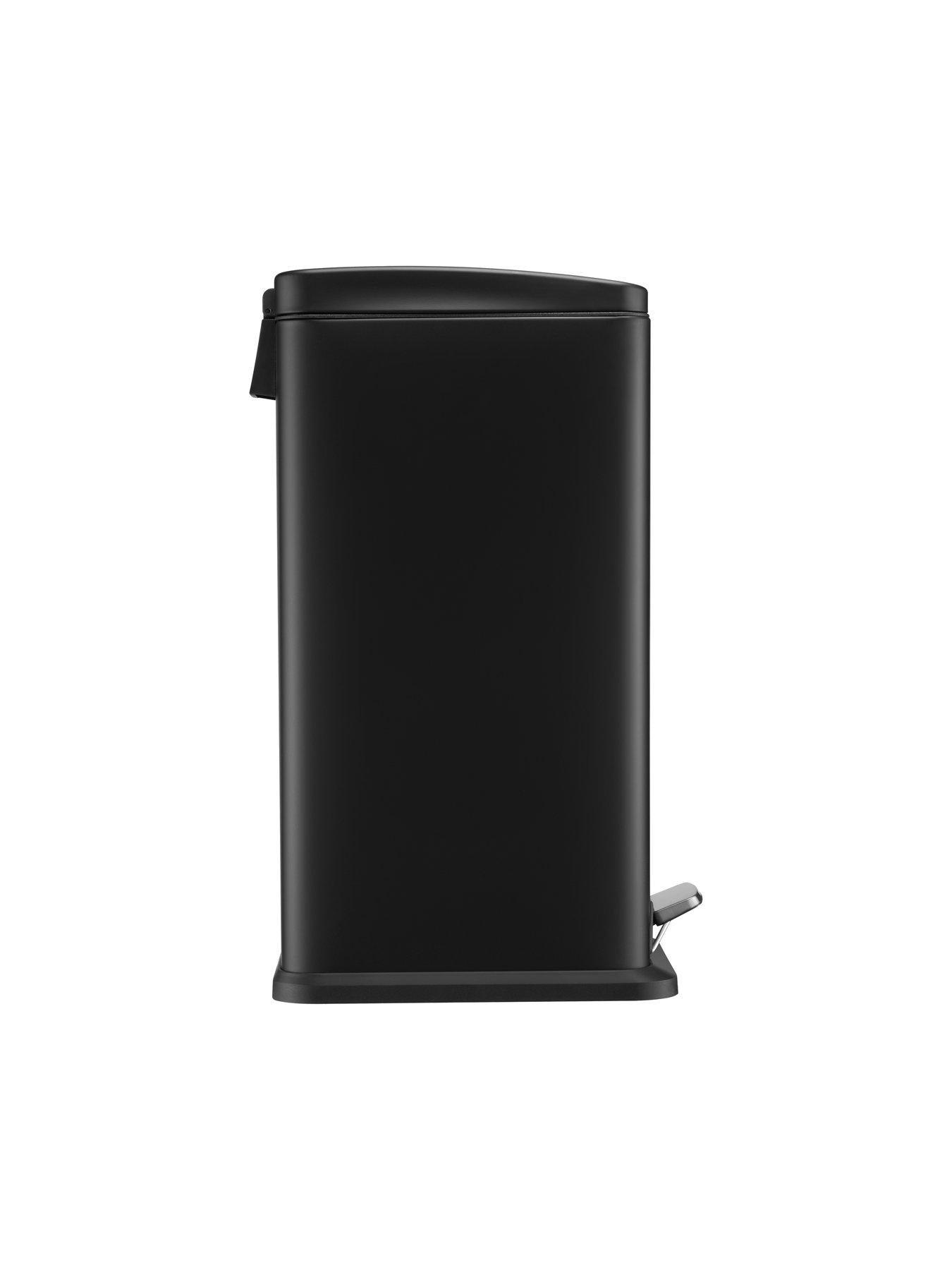 Image 5 of 7 of Black & Decker B+d 20l Slimline Soft Close Pedal Bin Matt Black