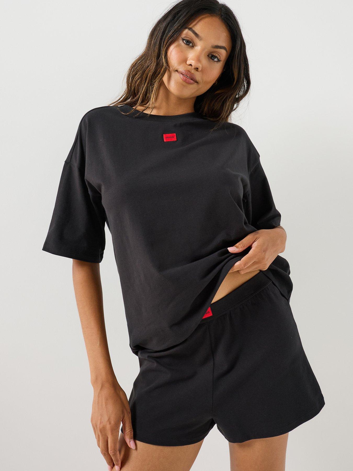 HUGO Nite Shorts Pyjama Set - Black