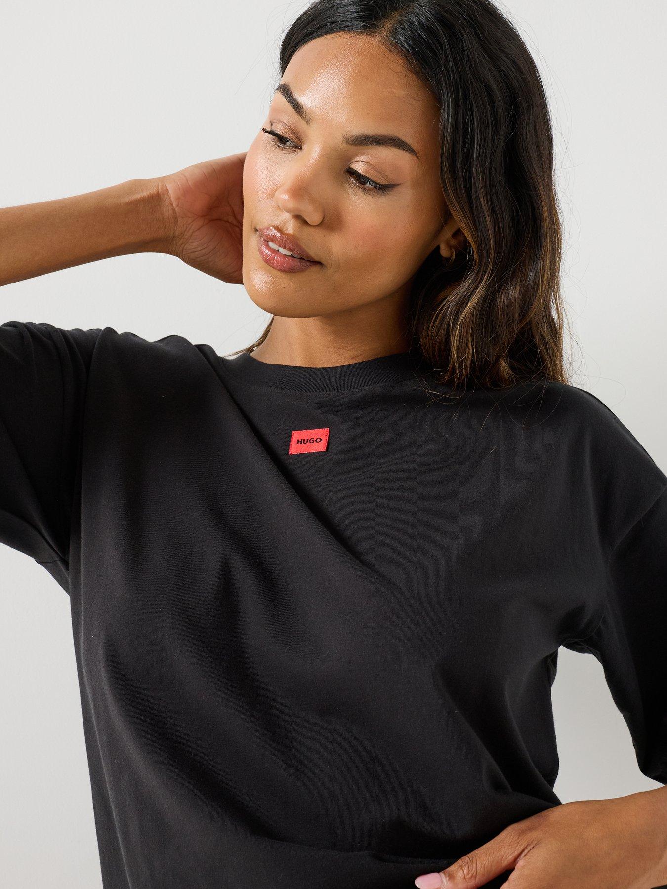 Image 5 of 5 of HUGO Nite Shorts Pyjama Set - Black