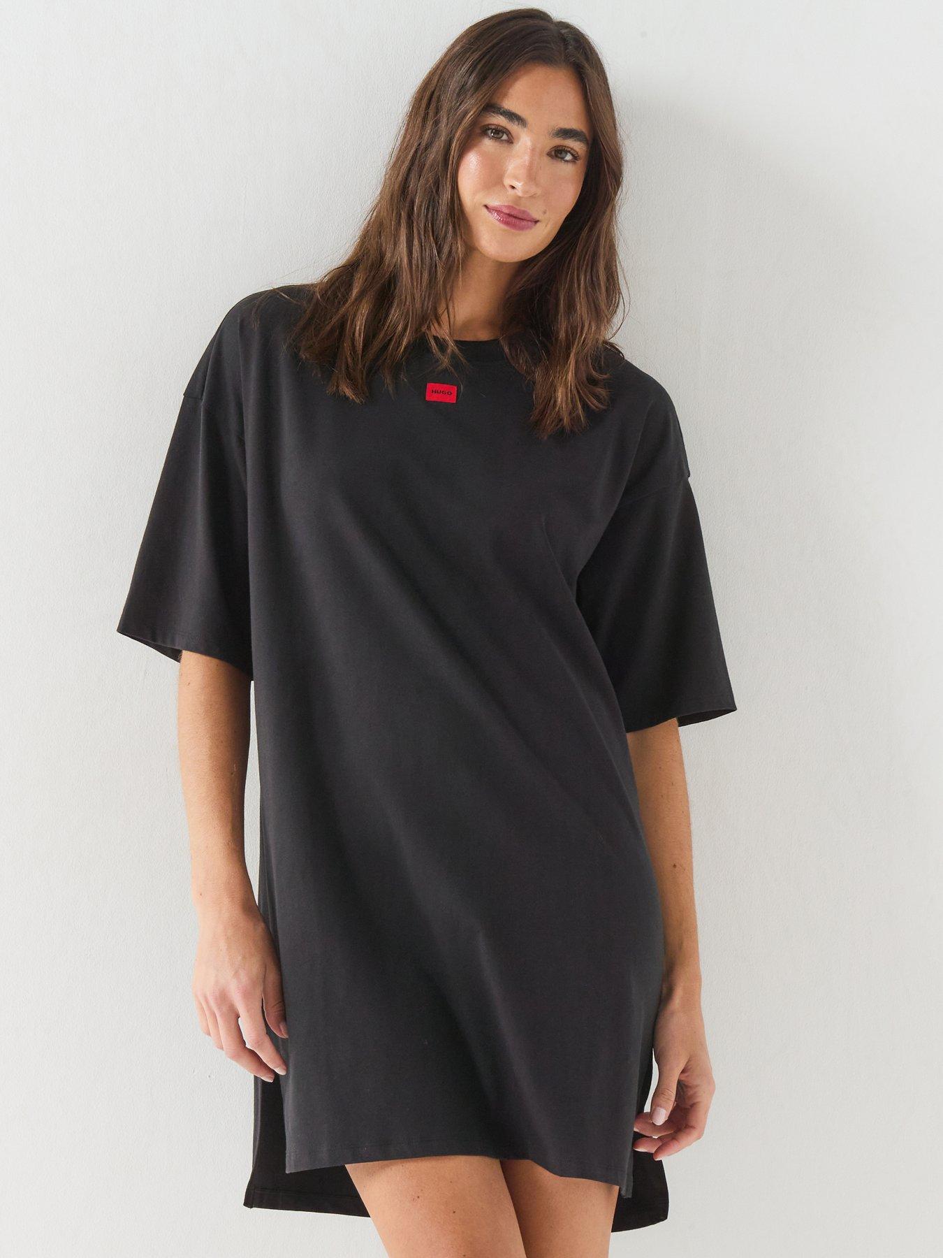Image 1 of 6 of HUGO Nite Nightie - Black