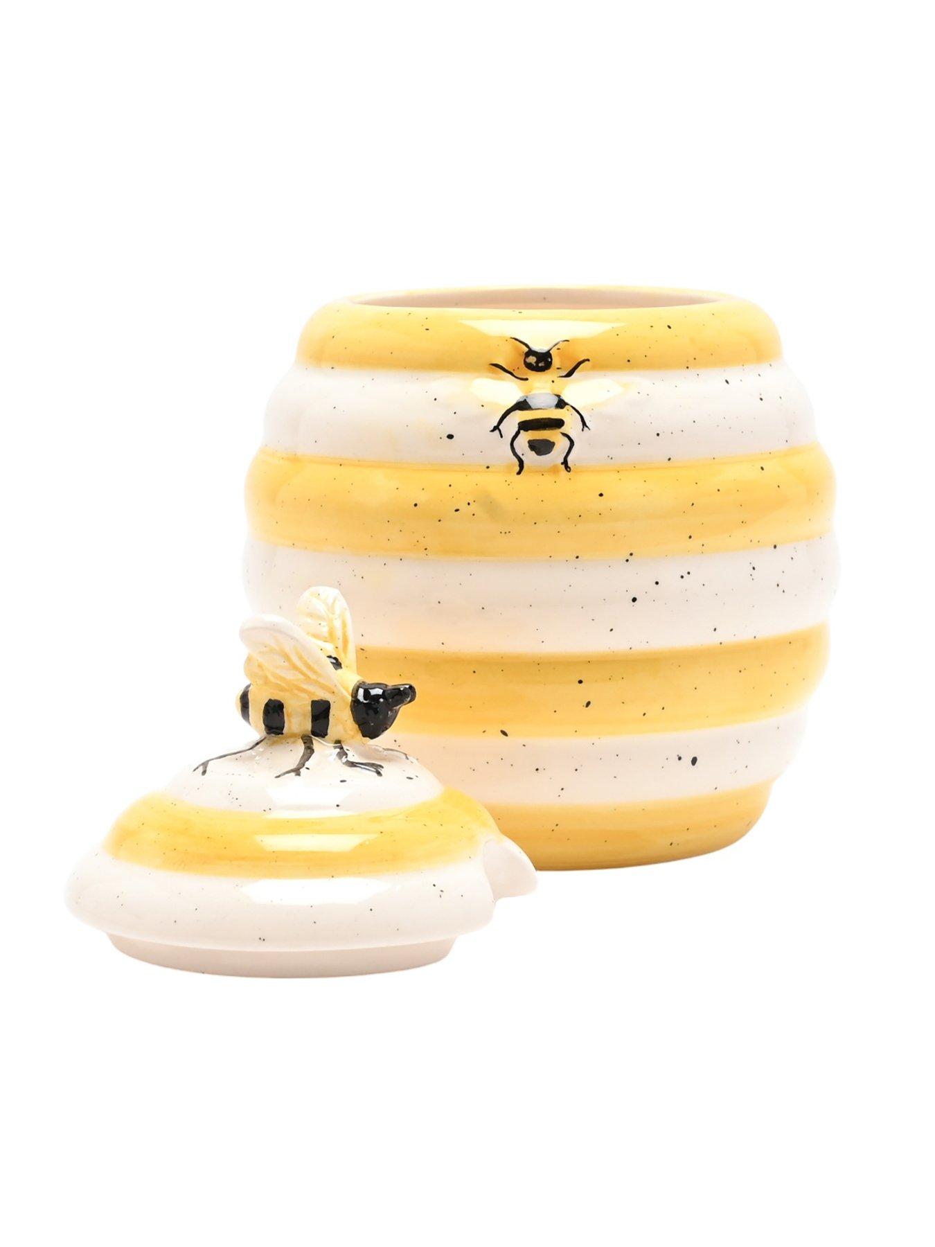 Image 3 of 3 of Hestia Bee Hive Honey Pot