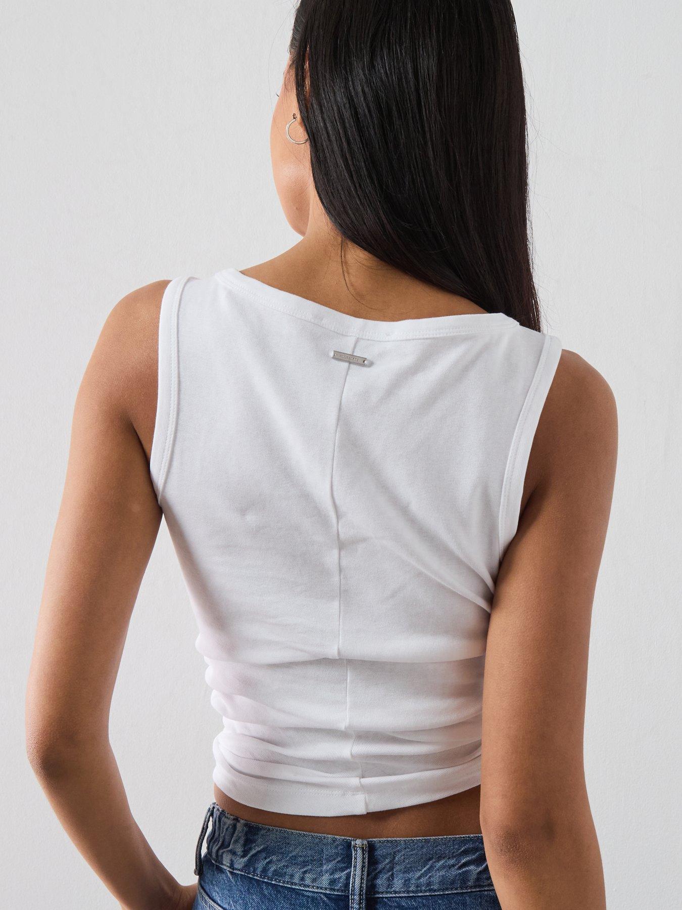  image of allsaints-katarina-tank-white