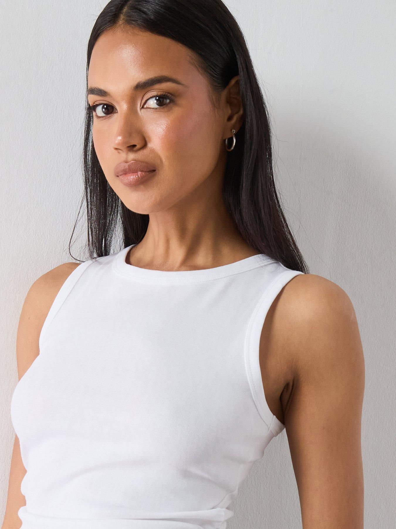  image of allsaints-katarina-tank-white
