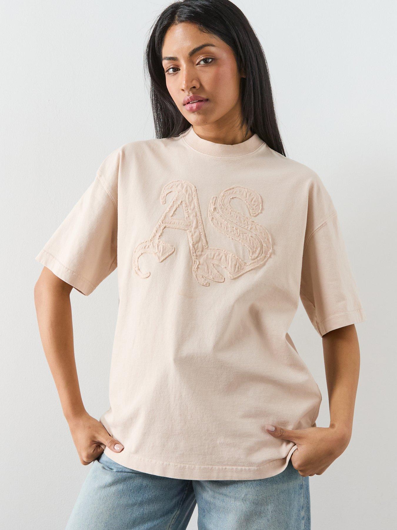 AllSaints Snarl Etta Tee - Pink