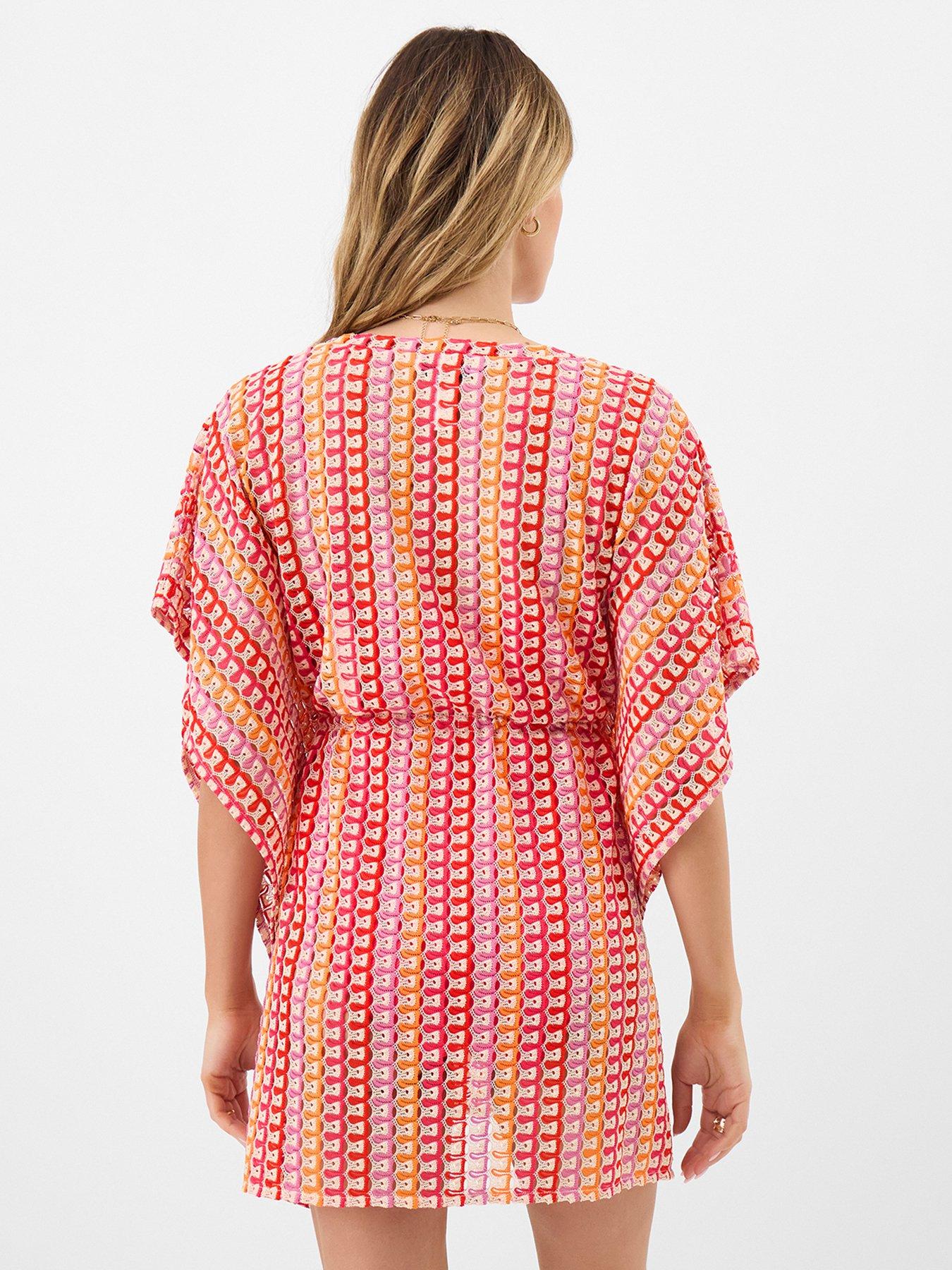  image of accessorize-crochet-mini-kaftan