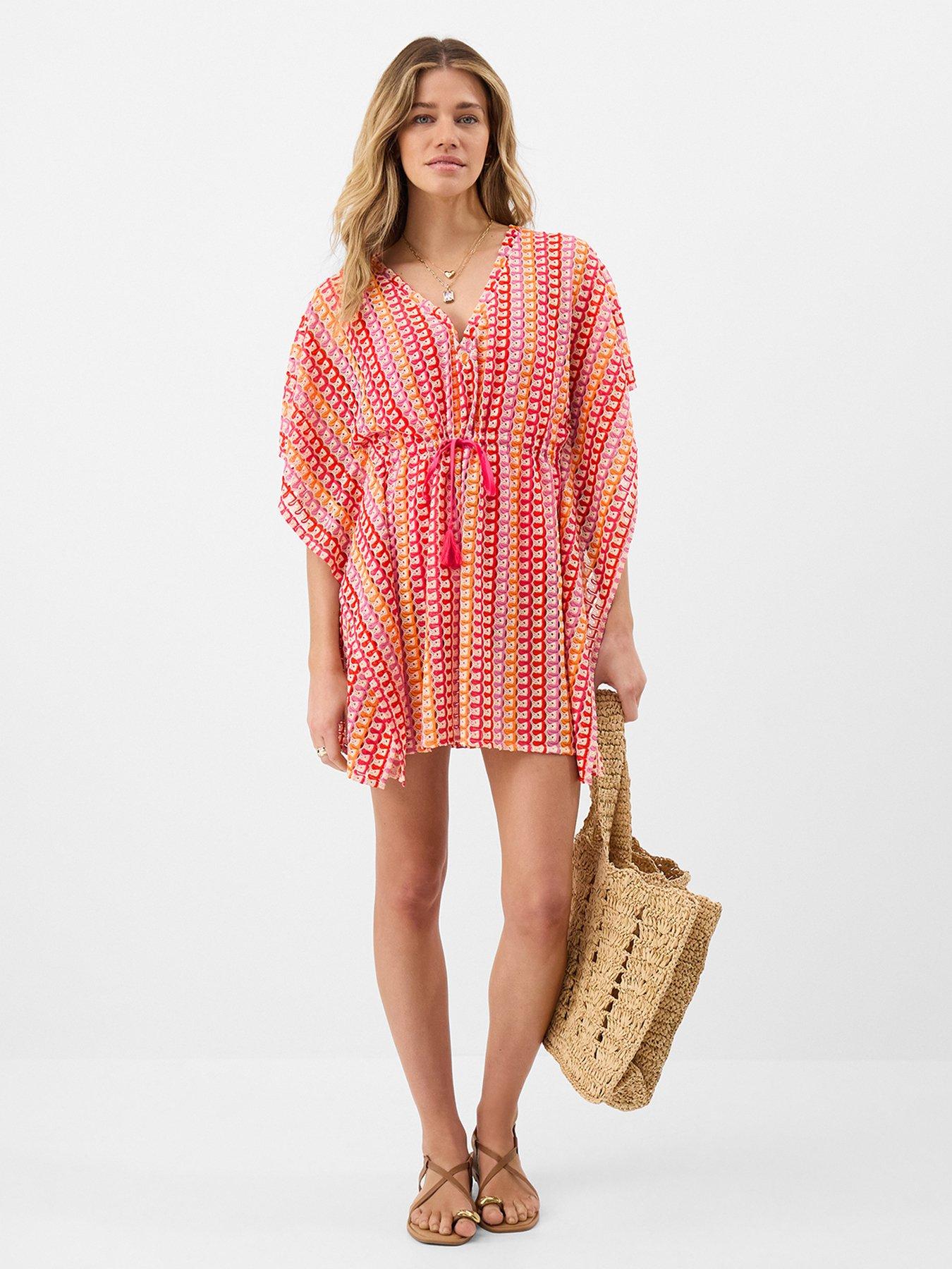  image of accessorize-crochet-mini-kaftan