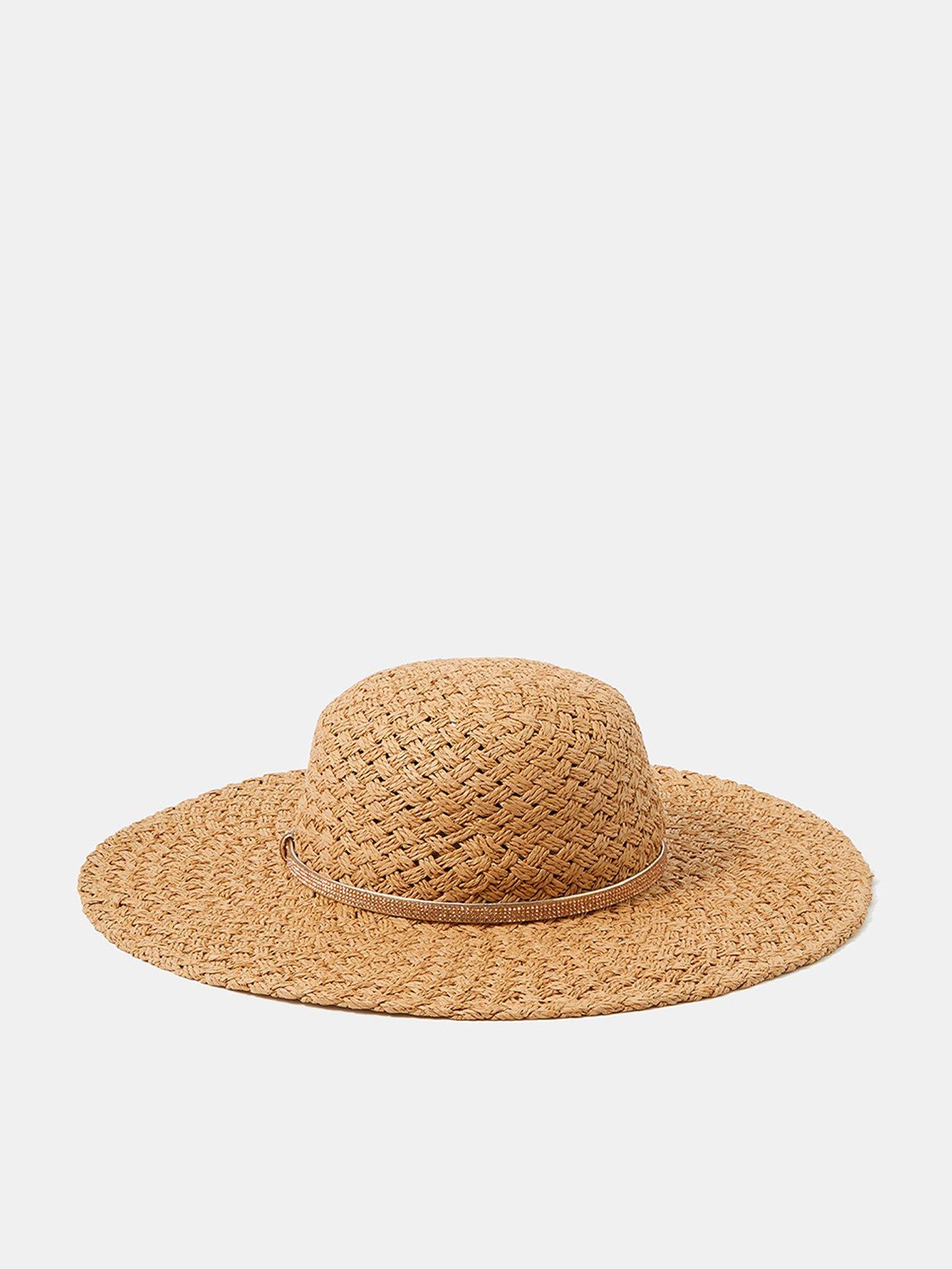 Accessorize Sparkle Floppy Straw Hat