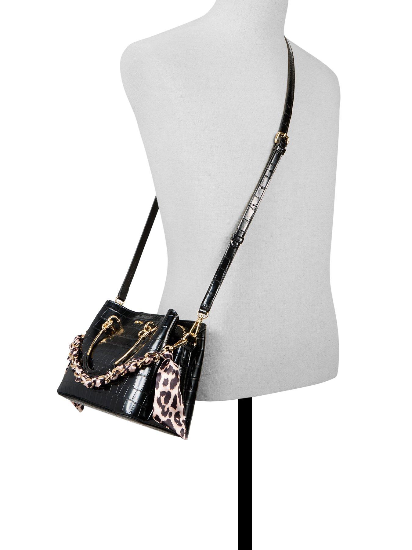 Image 2 of 4 of Aldo Calanthe Croc Tote Bag - Black