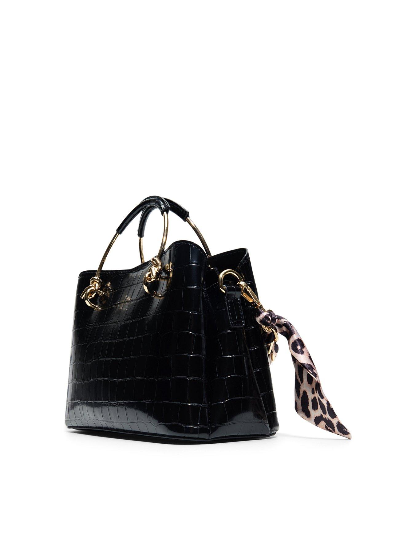 Image 4 of 4 of Aldo Calanthe Croc Tote Bag - Black