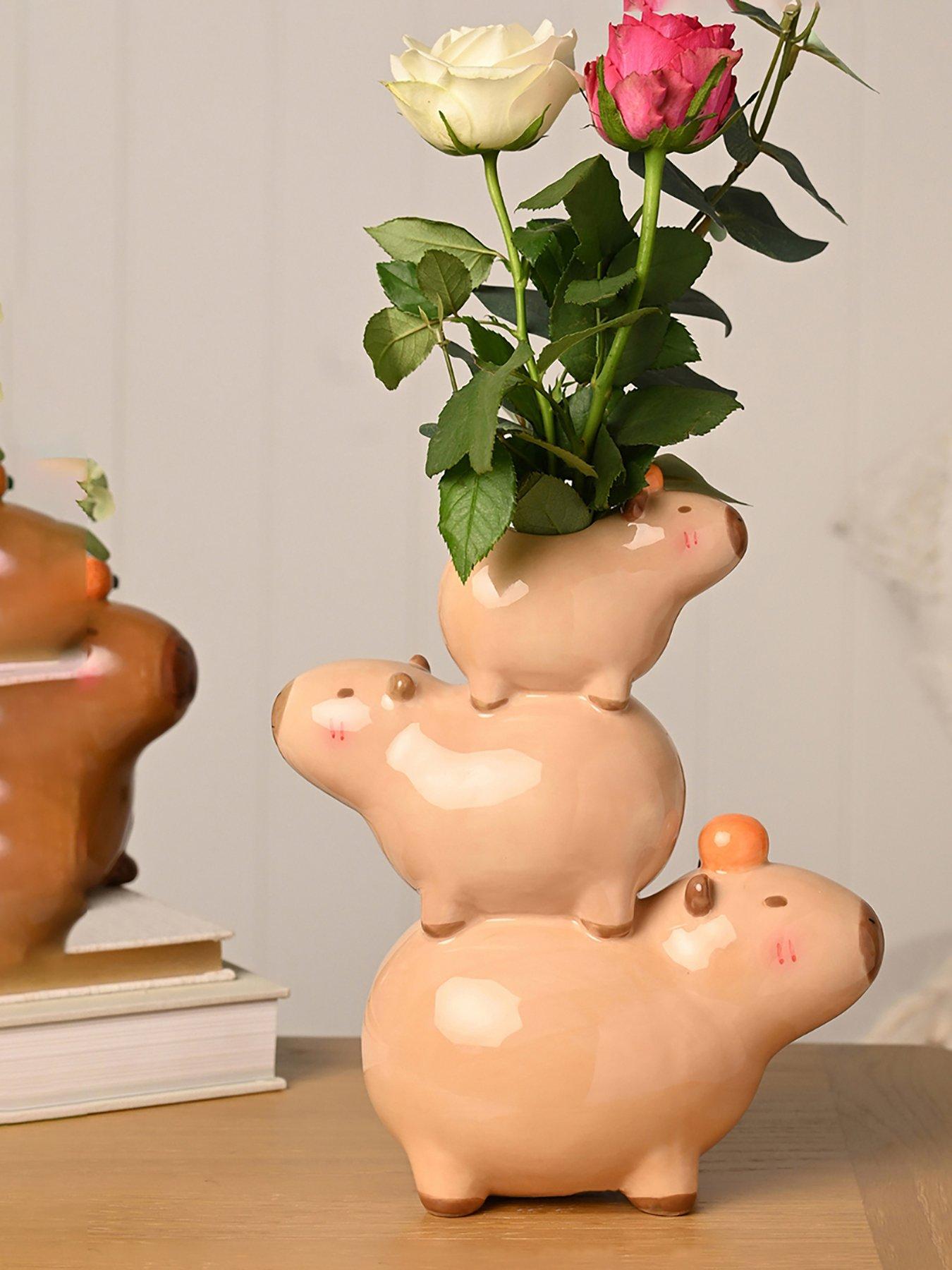 Hestia The Feel Good Club Capybara Stack Vase