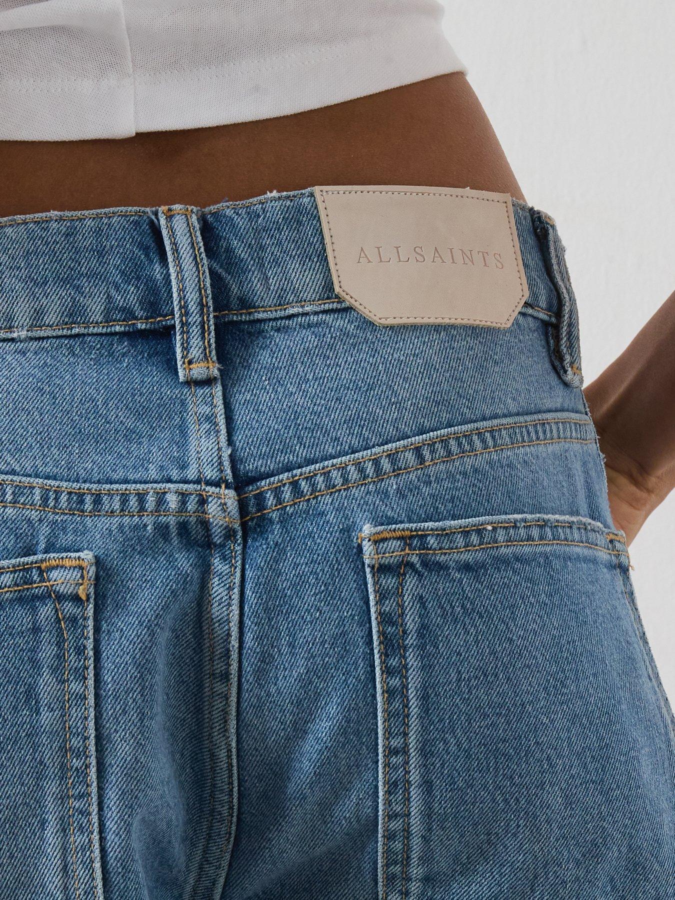 Image 6 of 6 of AllSaints Frankie Stud Short - Blue