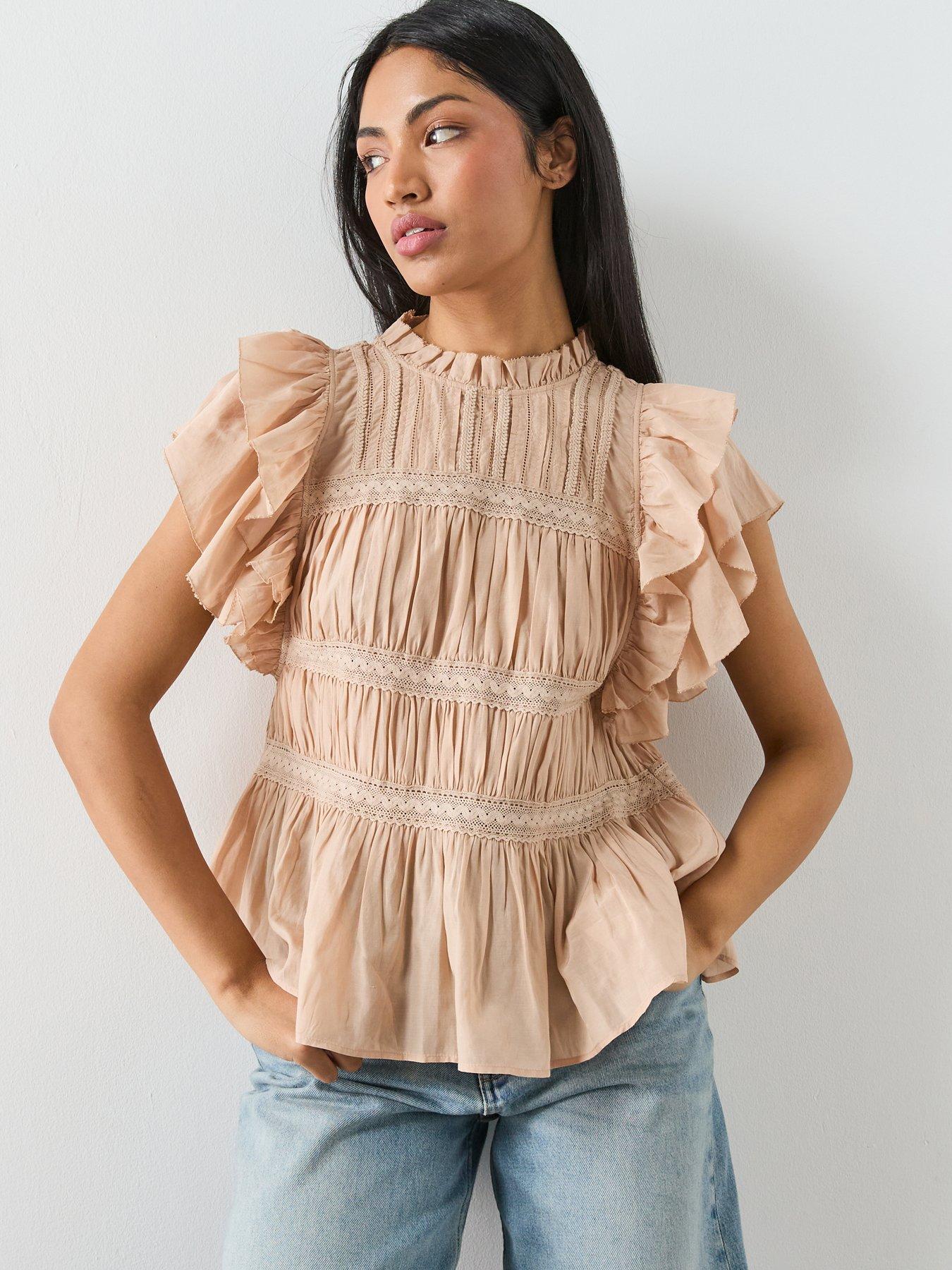 AllSaints Harriet Top - Pink
