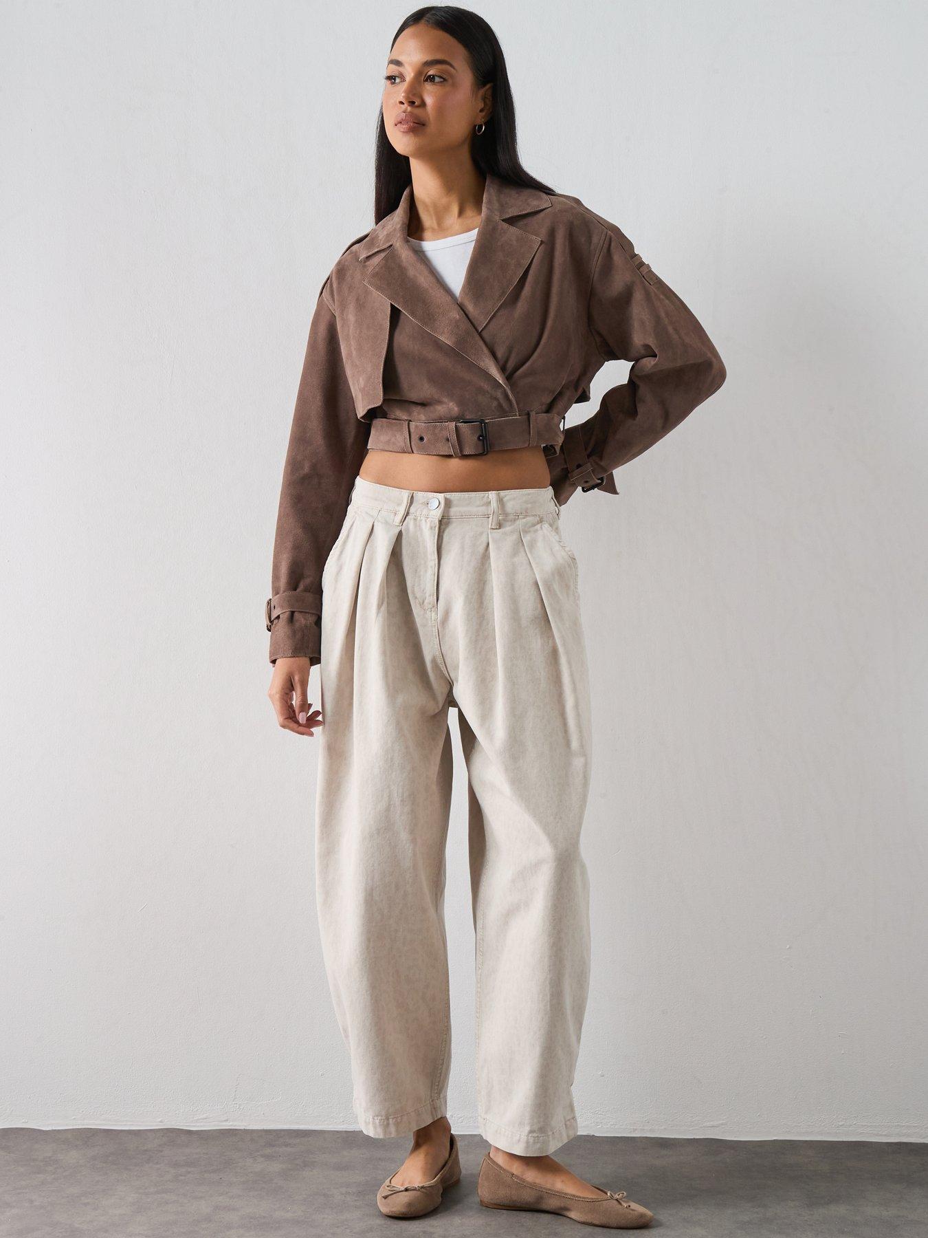 Image 3 of 6 of AllSaints Ophelia Suede Jacket