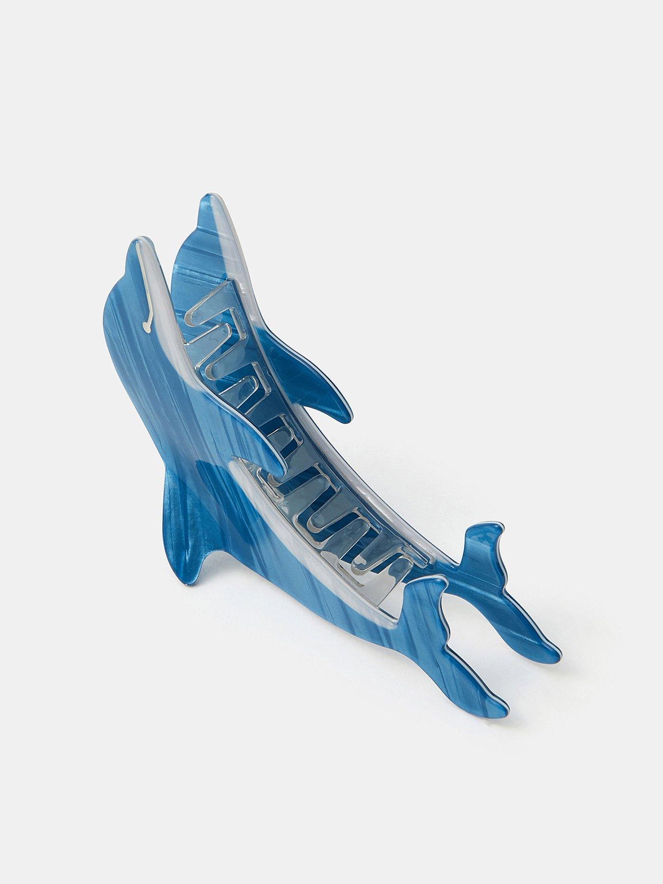  image of accessorize-dolphin-claw-clip