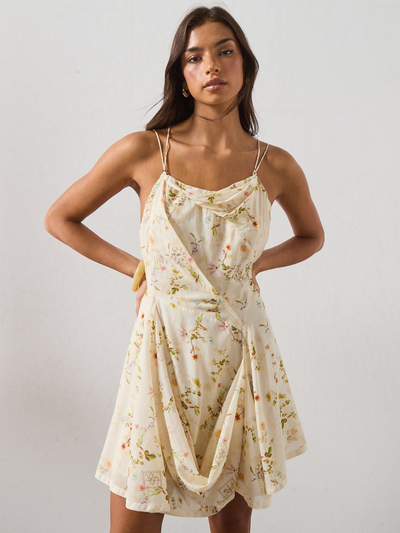 AllSaints Claire Mini Dress - Pink