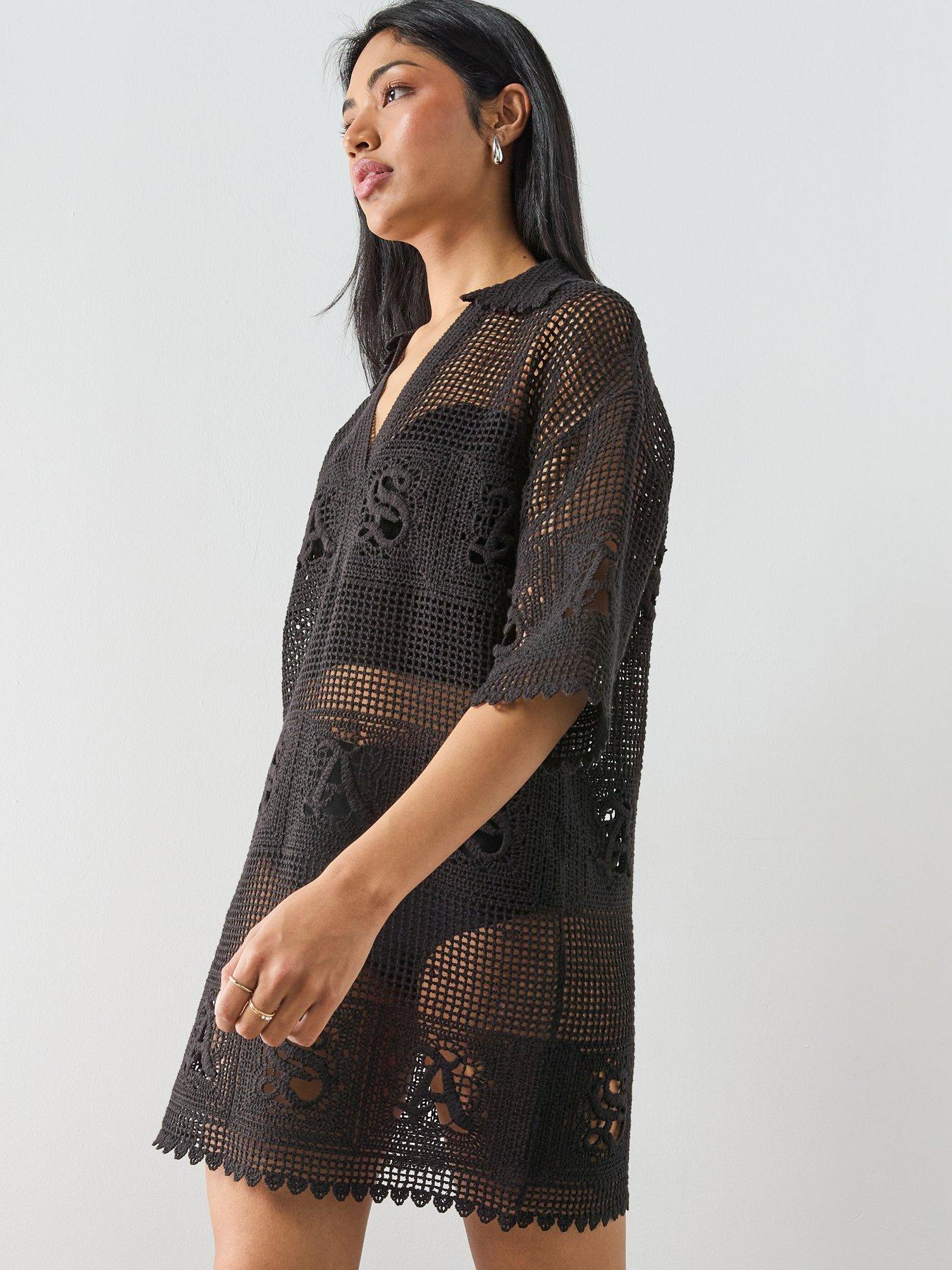 Image 1 of 6 of AllSaints Kyra Mini Dress