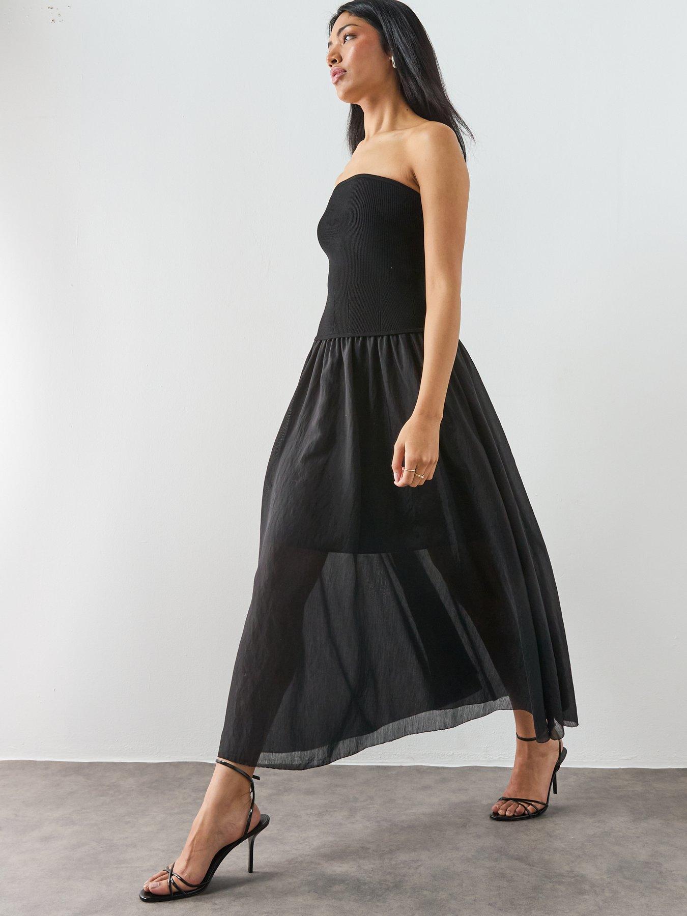 Image 3 of 5 of AllSaints Tegan Dress - Black