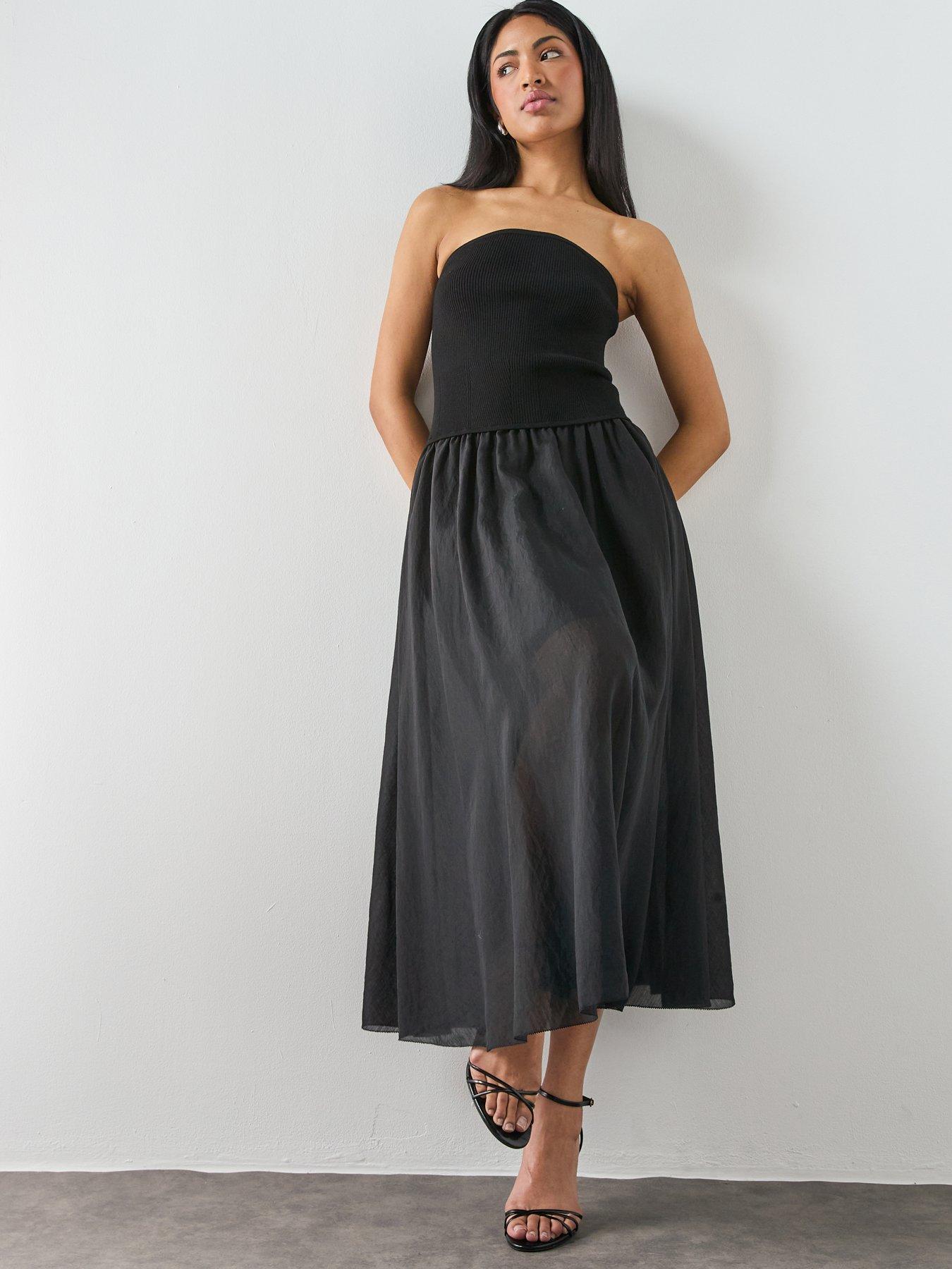 Image 5 of 5 of AllSaints Tegan Dress - Black
