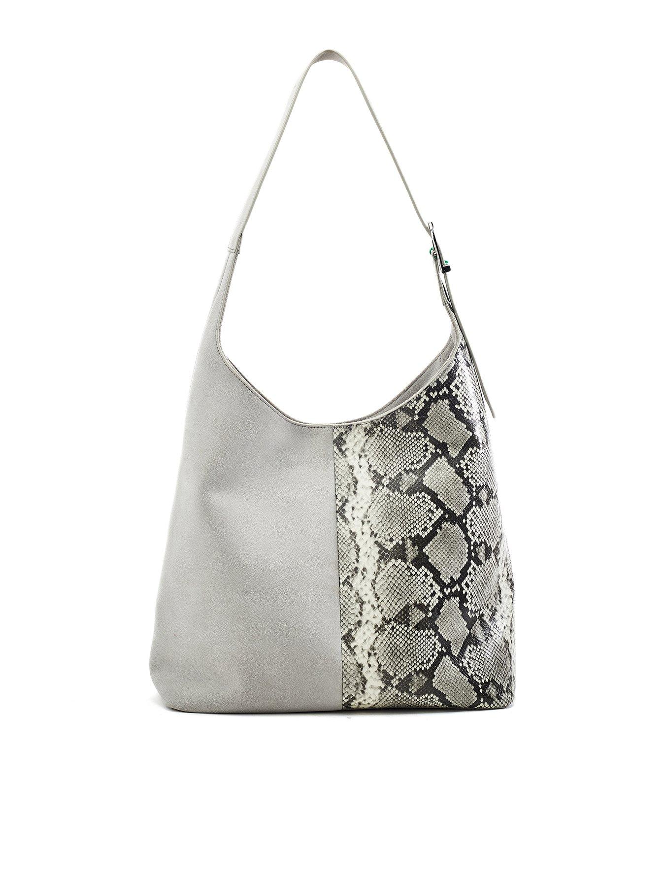 front image of moda-in-pelle-large-two-tone-tote