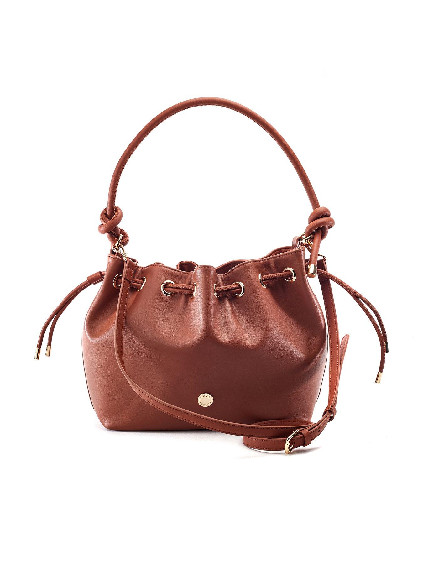 moda-in-pelle-ruched-eyelet-detail-knot-bag