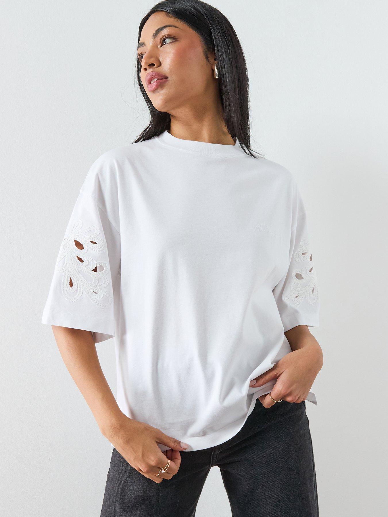 AllSaints Lola Amelie Tee - White