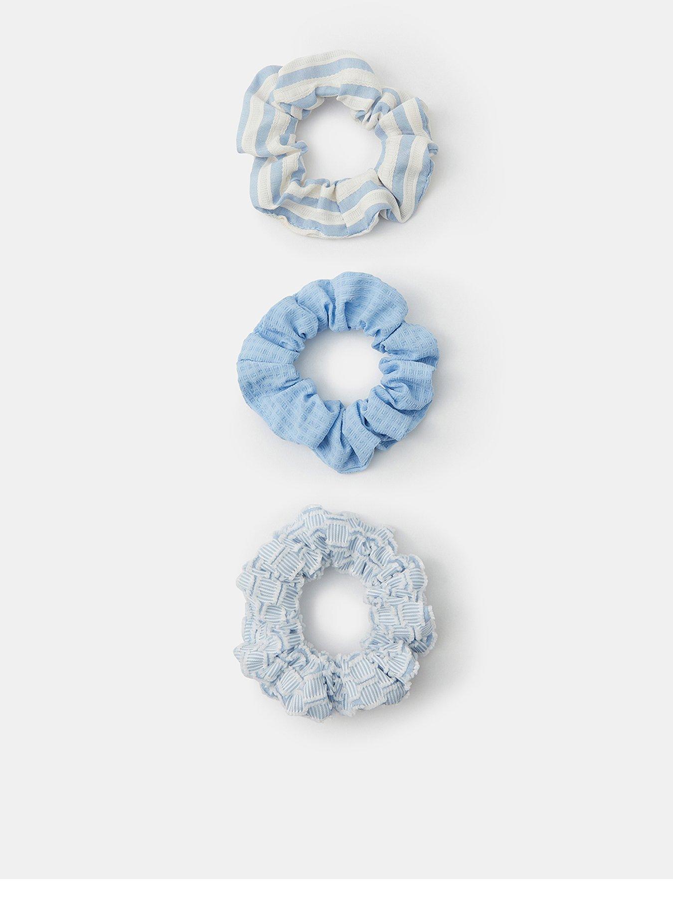 front image of accessorize-3-pack-stripe-hair-scrunchies