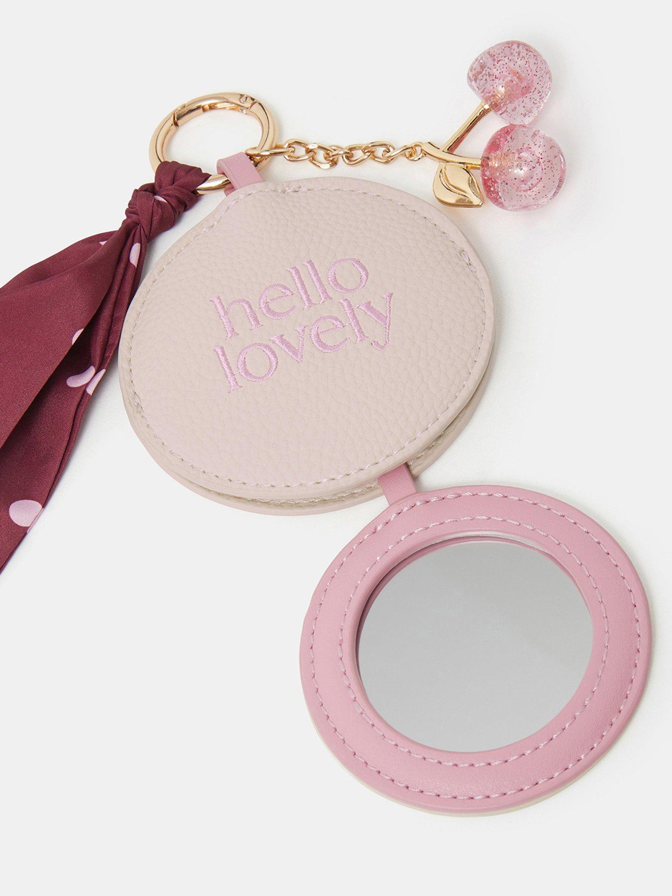  image of accessorize-compact-mirror-bag-charm