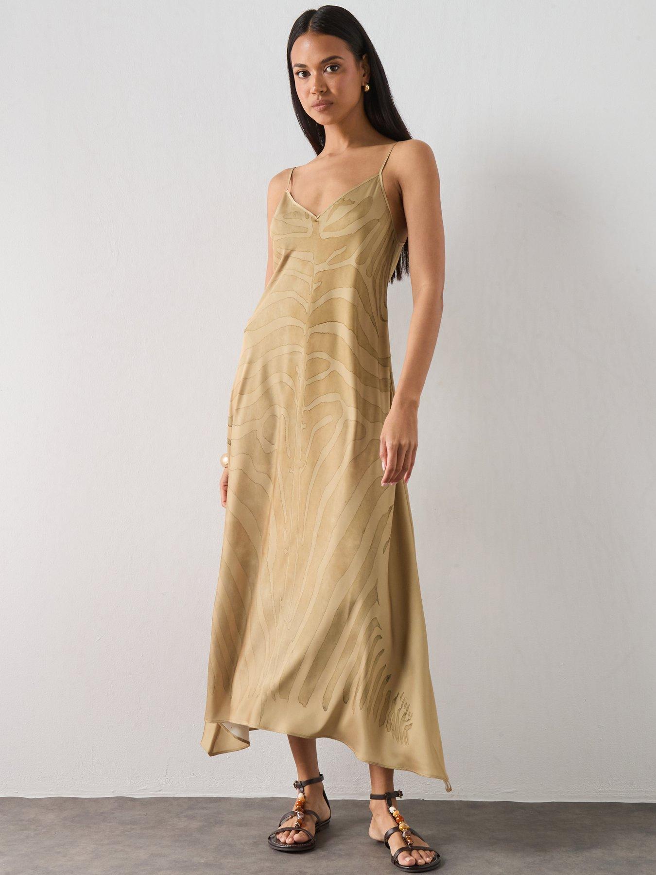 AllSaints Leona Dress - Gold