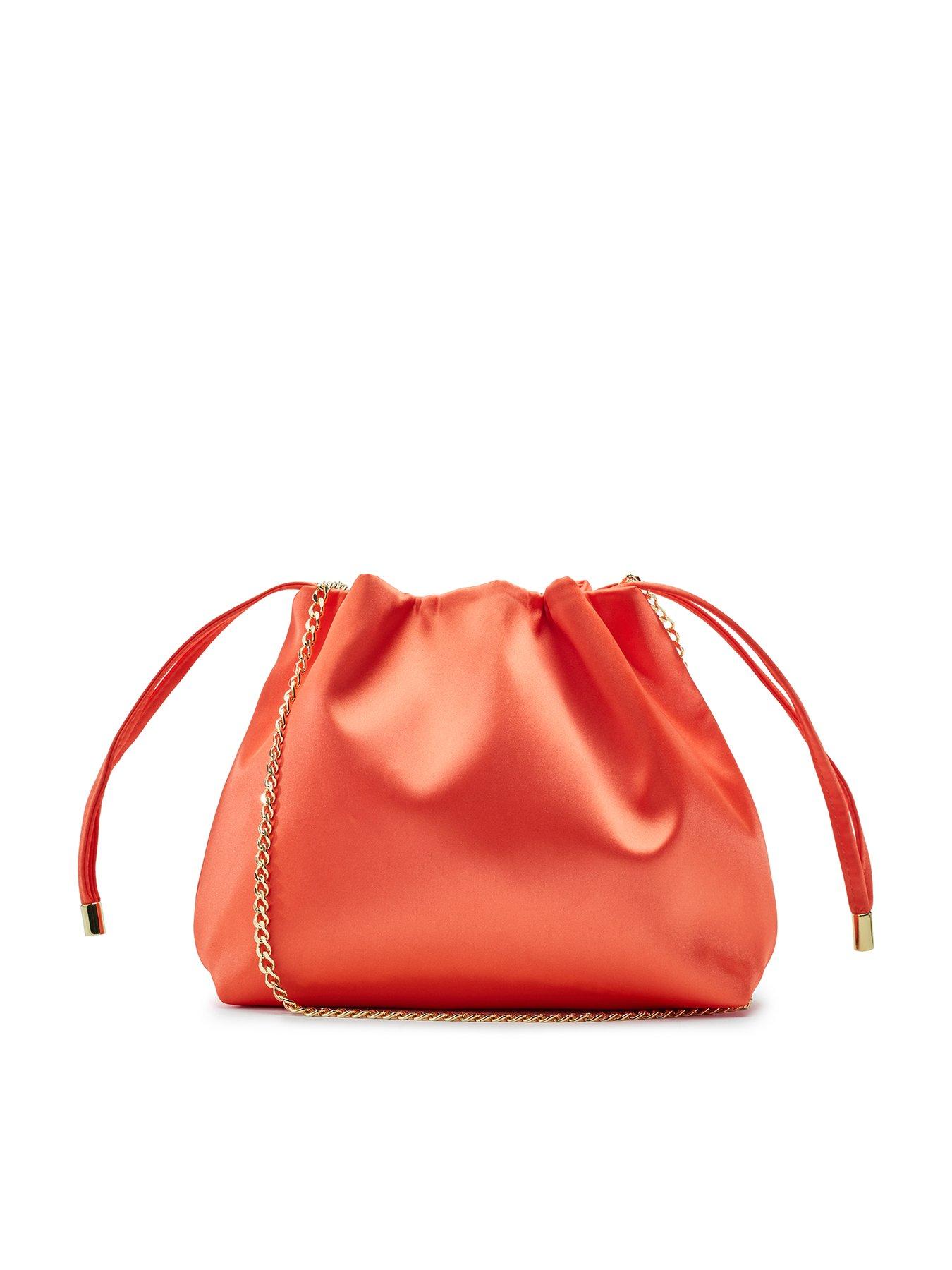 Image 1 of 4 of Moda In Pelle Ruched Bucket Shoulder Bag