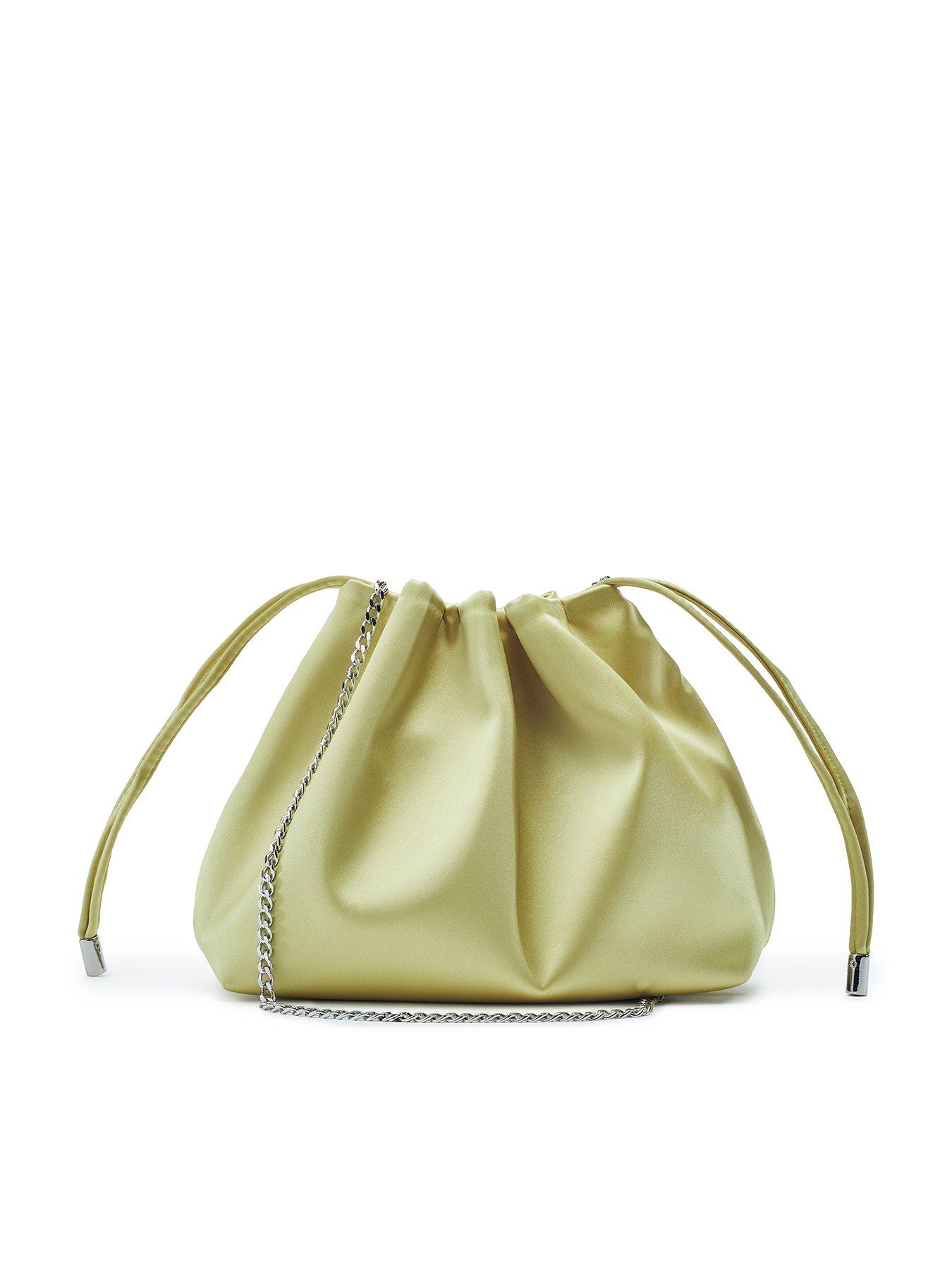 Image 1 of 4 of Moda In Pelle Ruched Bucket Shoulder Bag