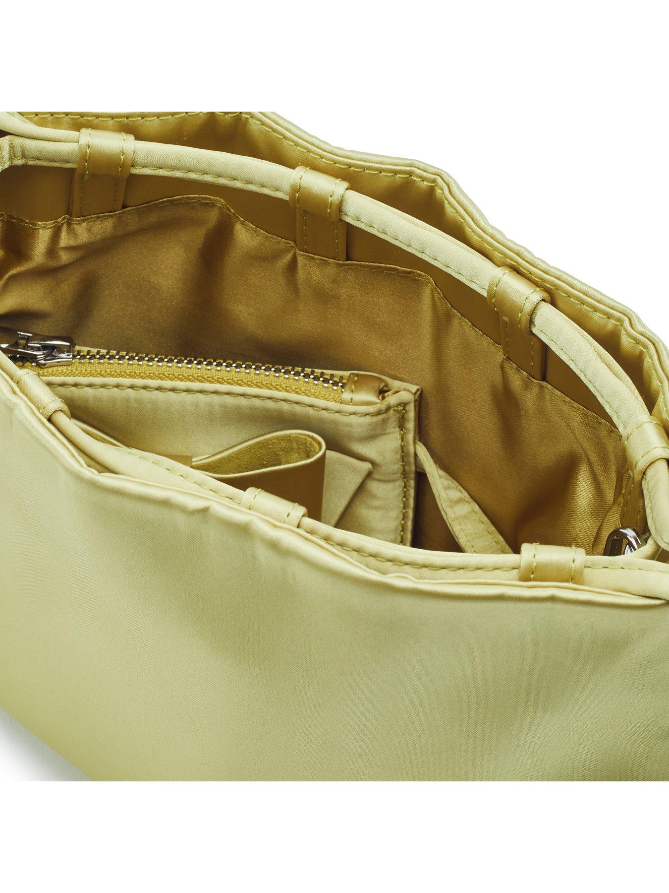 Image 2 of 4 of Moda In Pelle Ruched Bucket Shoulder Bag