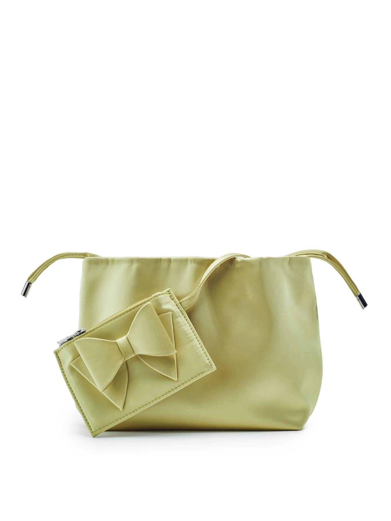 Image 3 of 4 of Moda In Pelle Ruched Bucket Shoulder Bag