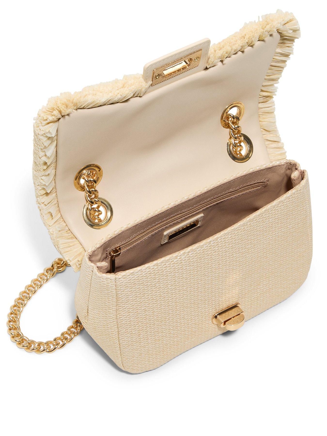 Image 4 of 5 of Aldo Thaliana Embroderied Shoulder Bag - Natural