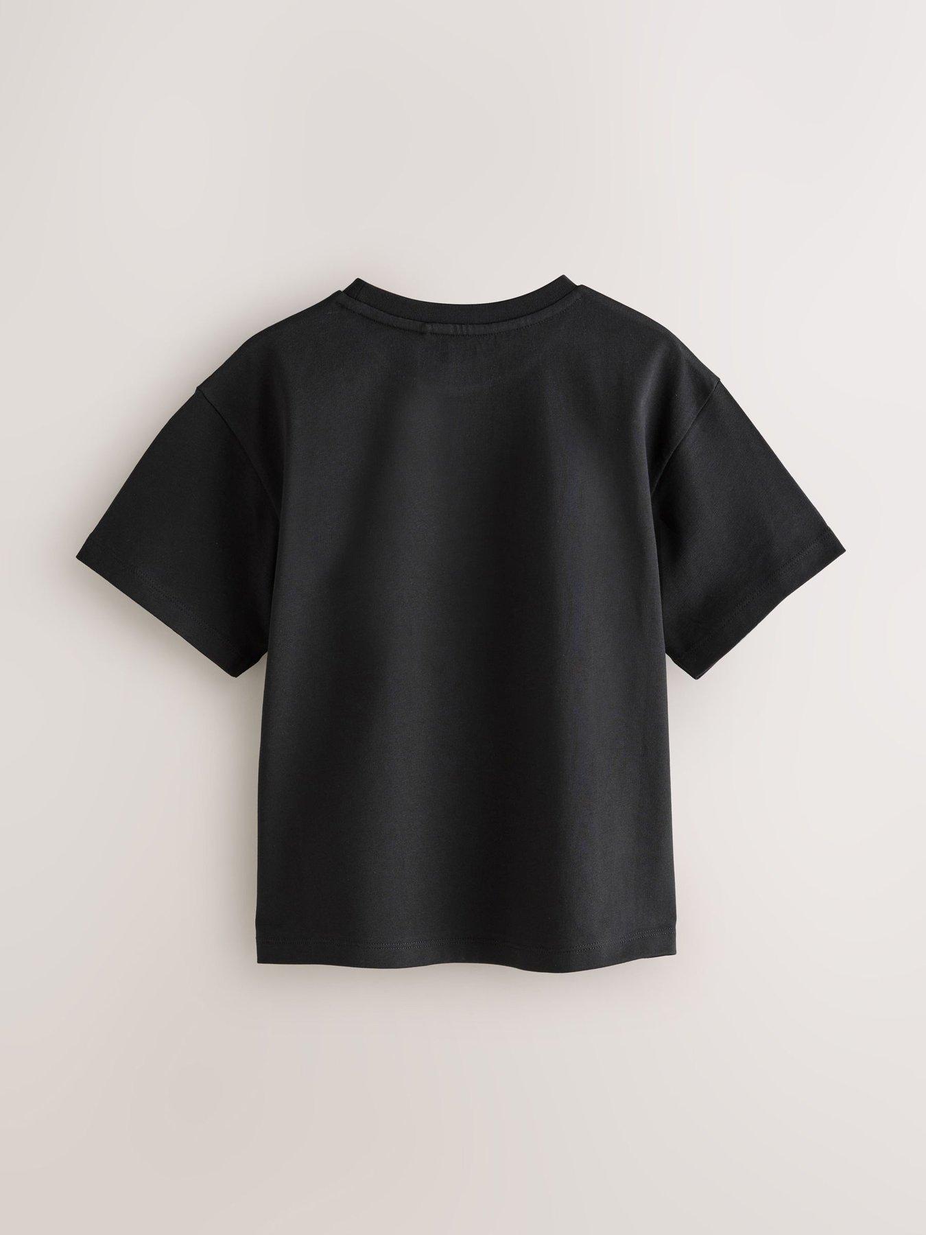 Image 5 of 7 of smALLSAINTS Boys Logo Print T-Shirt - Black