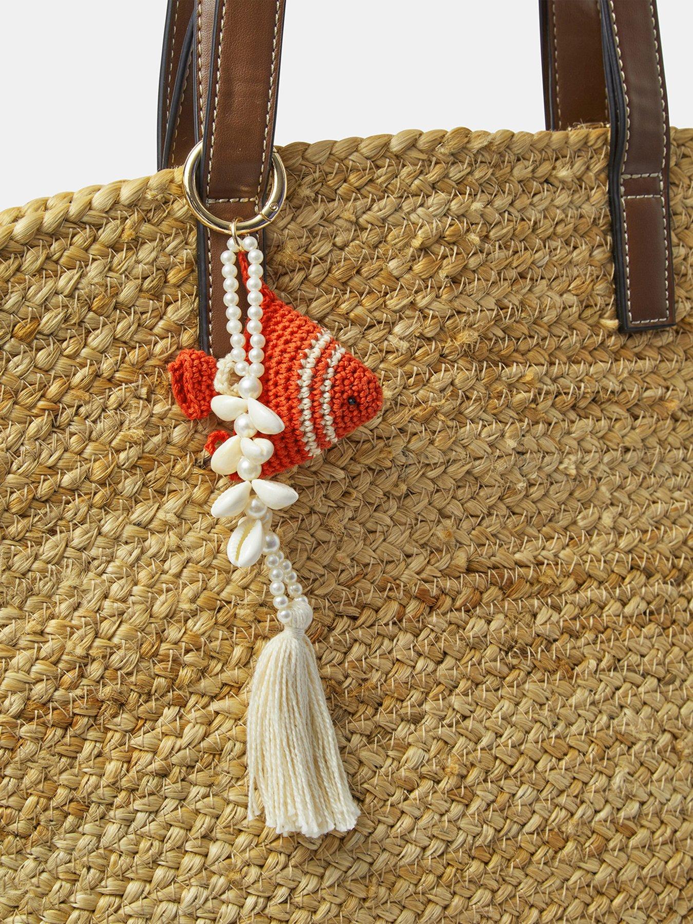 Image 2 of 3 of Accessorize Crochet Fish Bag Charm