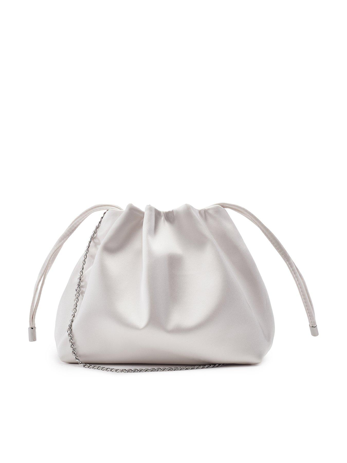 Image 1 of 4 of Moda In Pelle Ruched Bucket Shoulder Bag