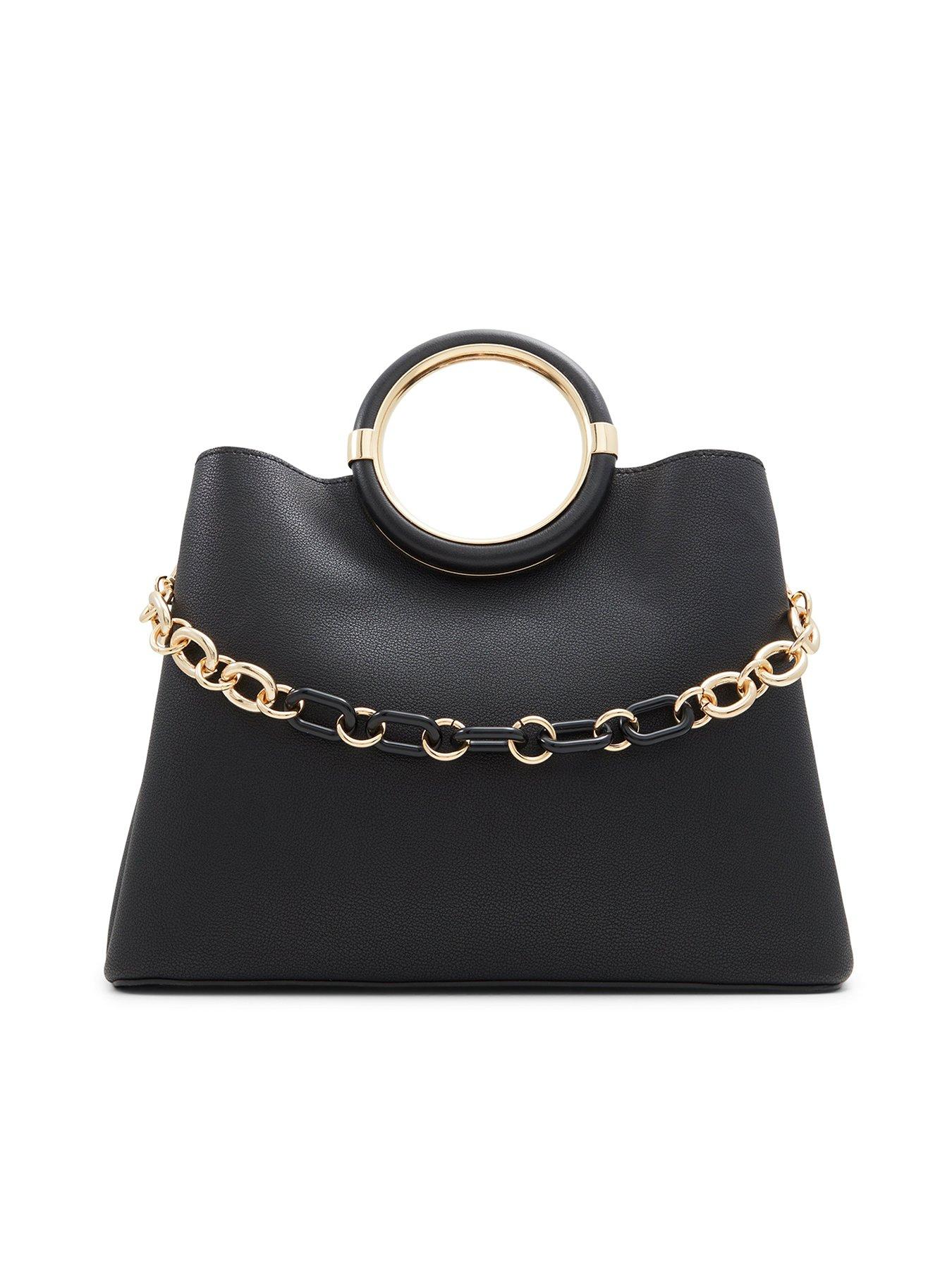  image of aldo-dovie-top-handle-tote-bag-black