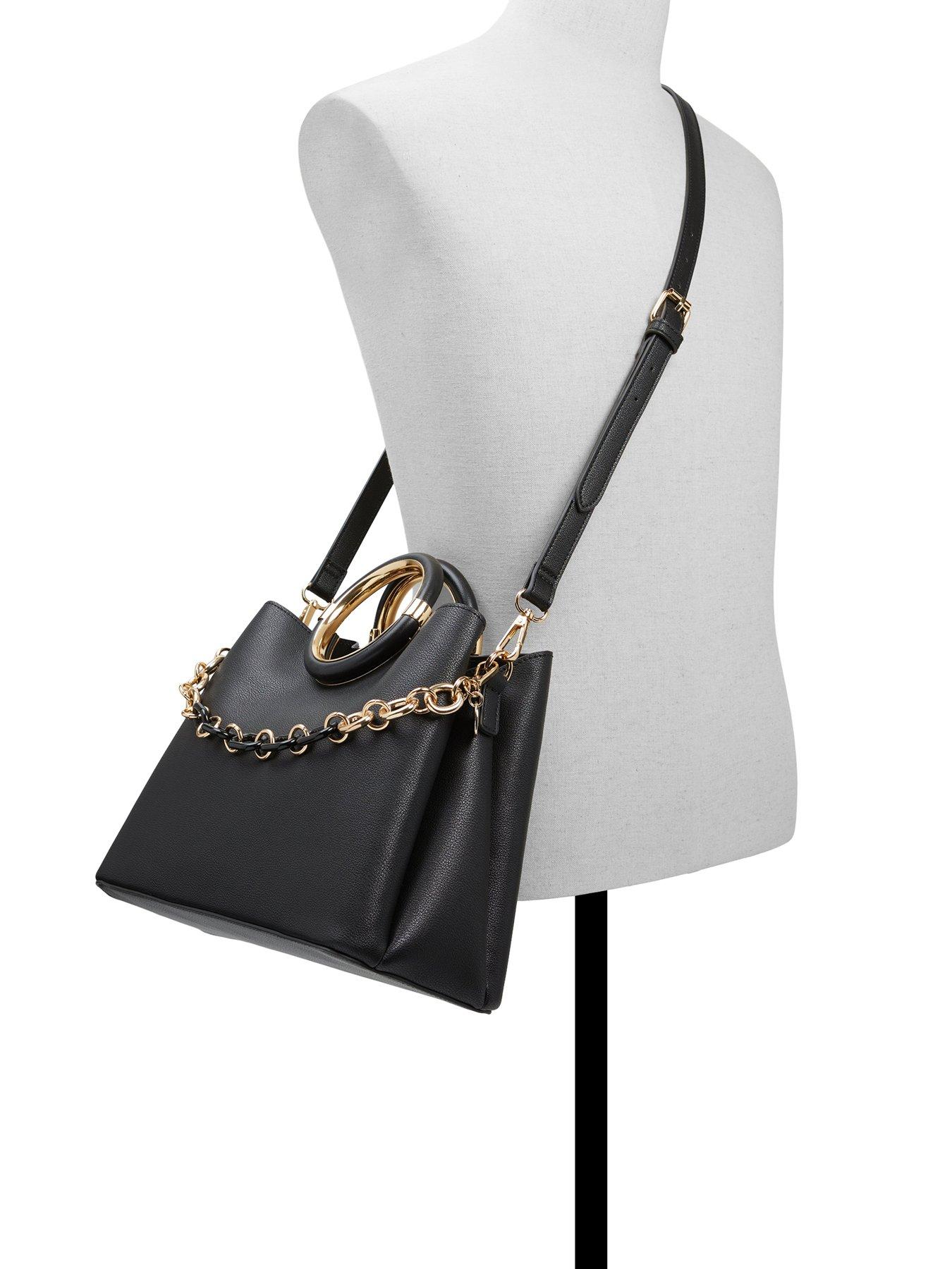  image of aldo-dovie-top-handle-tote-bag-black